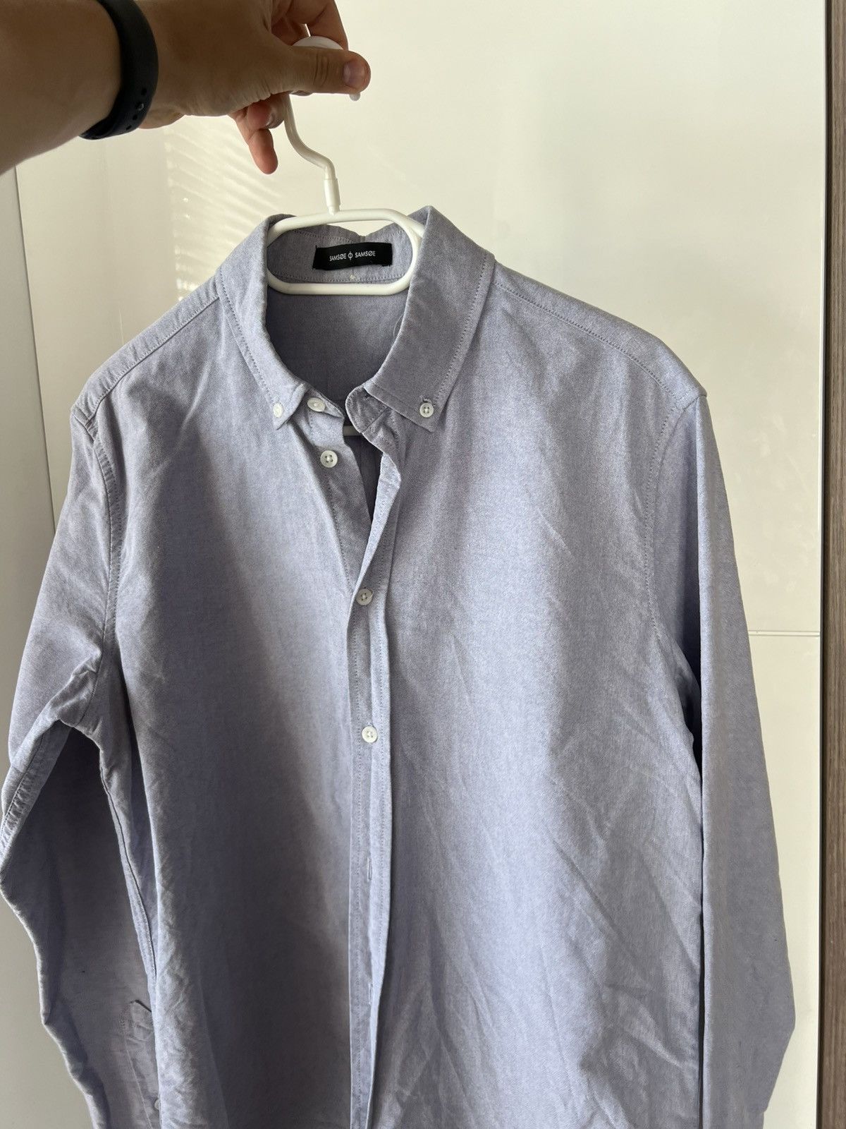 Samsoe Samsoe Samsoe Samsoe Basic Helsinki Oxford Button Up Casual Shirt Size US M / EU 48-50 / 2 - 4 Thumbnail