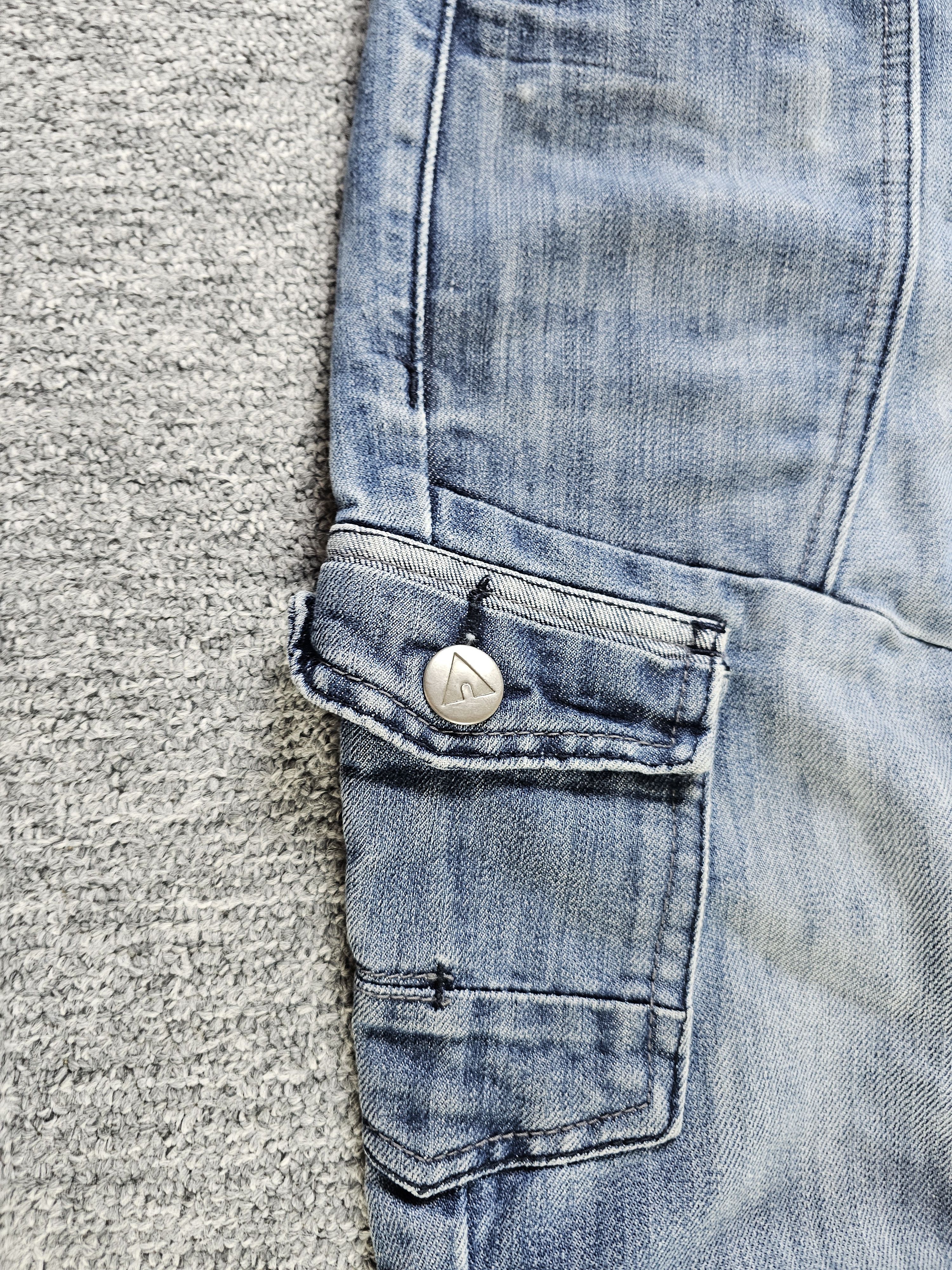 Airwalk AIRWALK Cargo Jeans Mens 30R Denim Relaxed Skater Blue Size US 30 / EU 46 - 6 Thumbnail