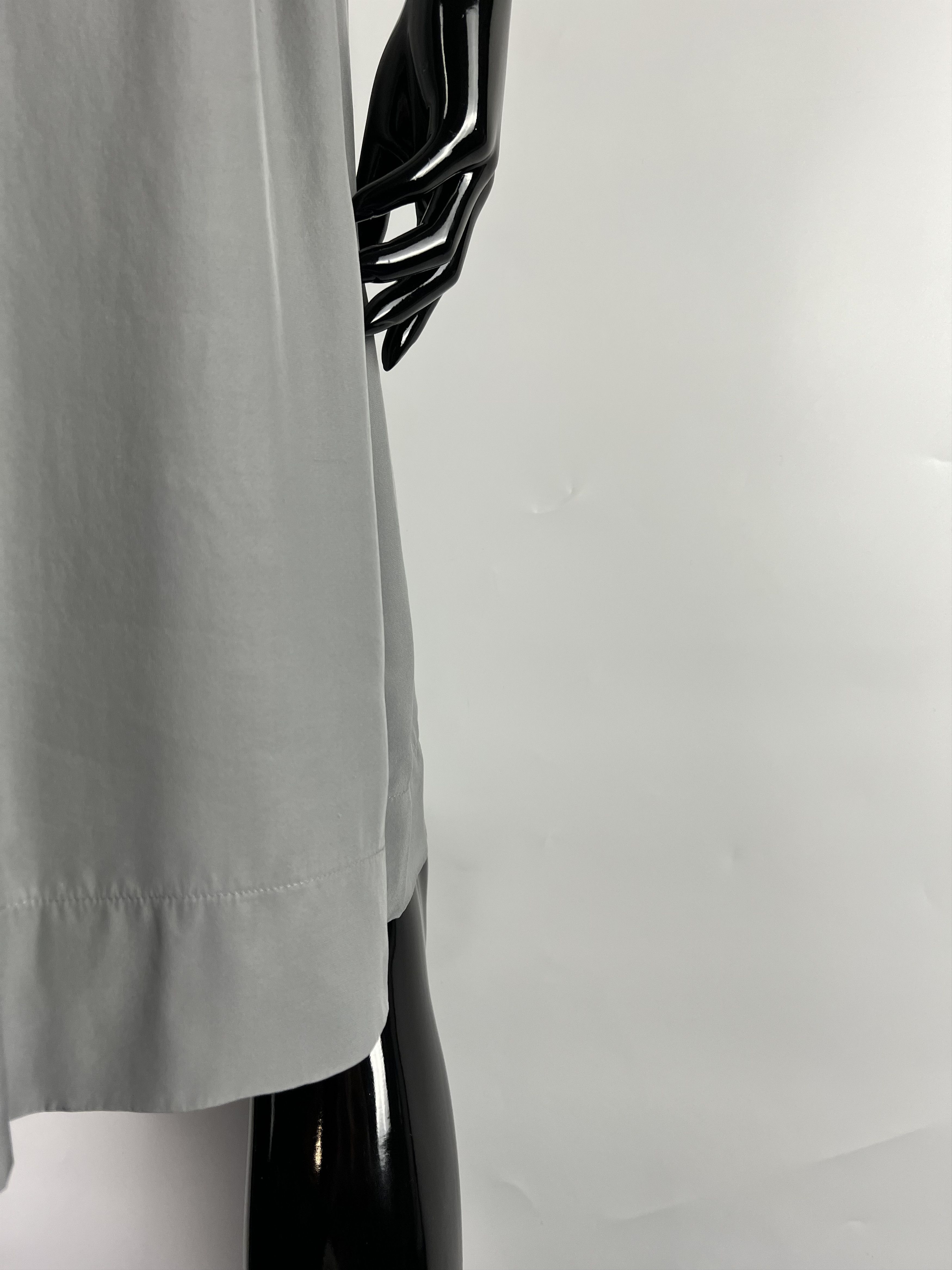 Sandro Sandro Vintage Gray Silk Linen Dress Size 1 Size S / US 4 / IT 40 - 5 Thumbnail