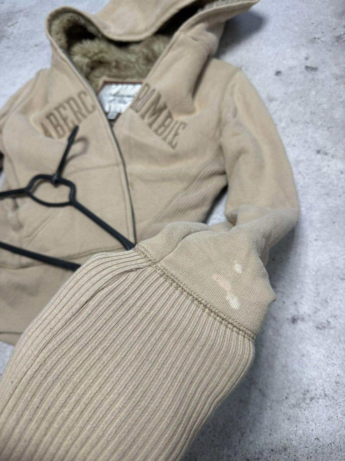 Abercrombie & Fitch Vintage Full Inside Fur Abercrombie&Fitch Double Zip Hoodie Size US M / EU 48-50 / 2 - 6 Thumbnail