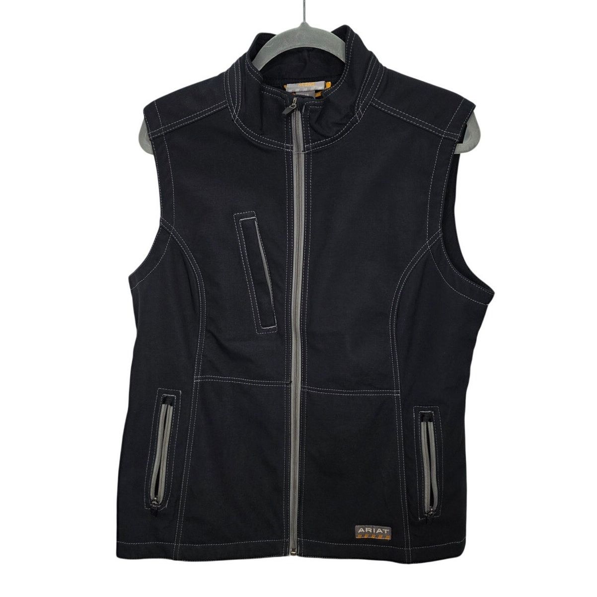 Ariat Ariat Rebar Canvas Softshell Vest Women's Black Workwear L Size L / US 10 / IT 46 - 1 Thumbnail