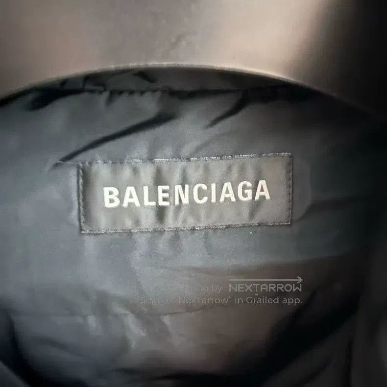 Balenciaga Balenciaga Black letter logo print long-sleeve jacket Size XXS / US 00 / IT 34 - 5 Thumbnail