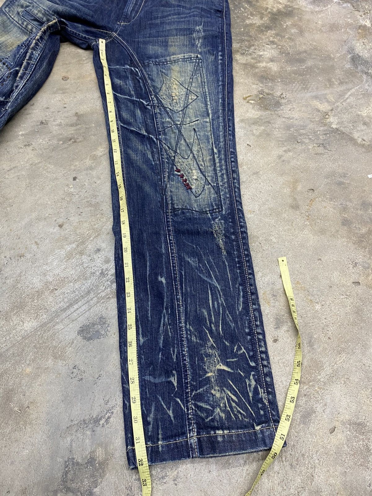 If Six Was Nine × KMRii japanese grunge bigtrain undercover style jeans Size US 30 / EU 46 - 11 Thumbnail