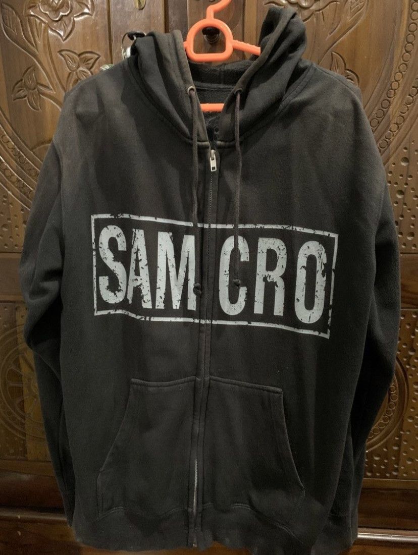 American Apparel Sons Of Anarchy Samcro Reaper Zip Hoodie Size US L / EU 52-54 / 3 - 1 Thumbnail