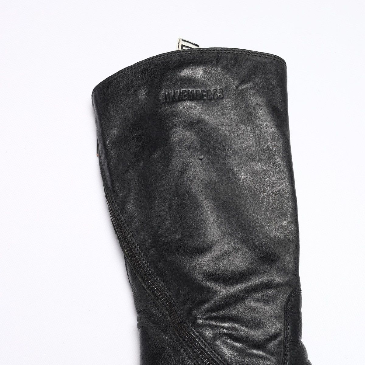 Dirk Bikkembergs Dirk Bikkembergs Thigh High Boots Leather Knee Zip Shoes Size US 7 / IT 37 - 14 Thumbnail