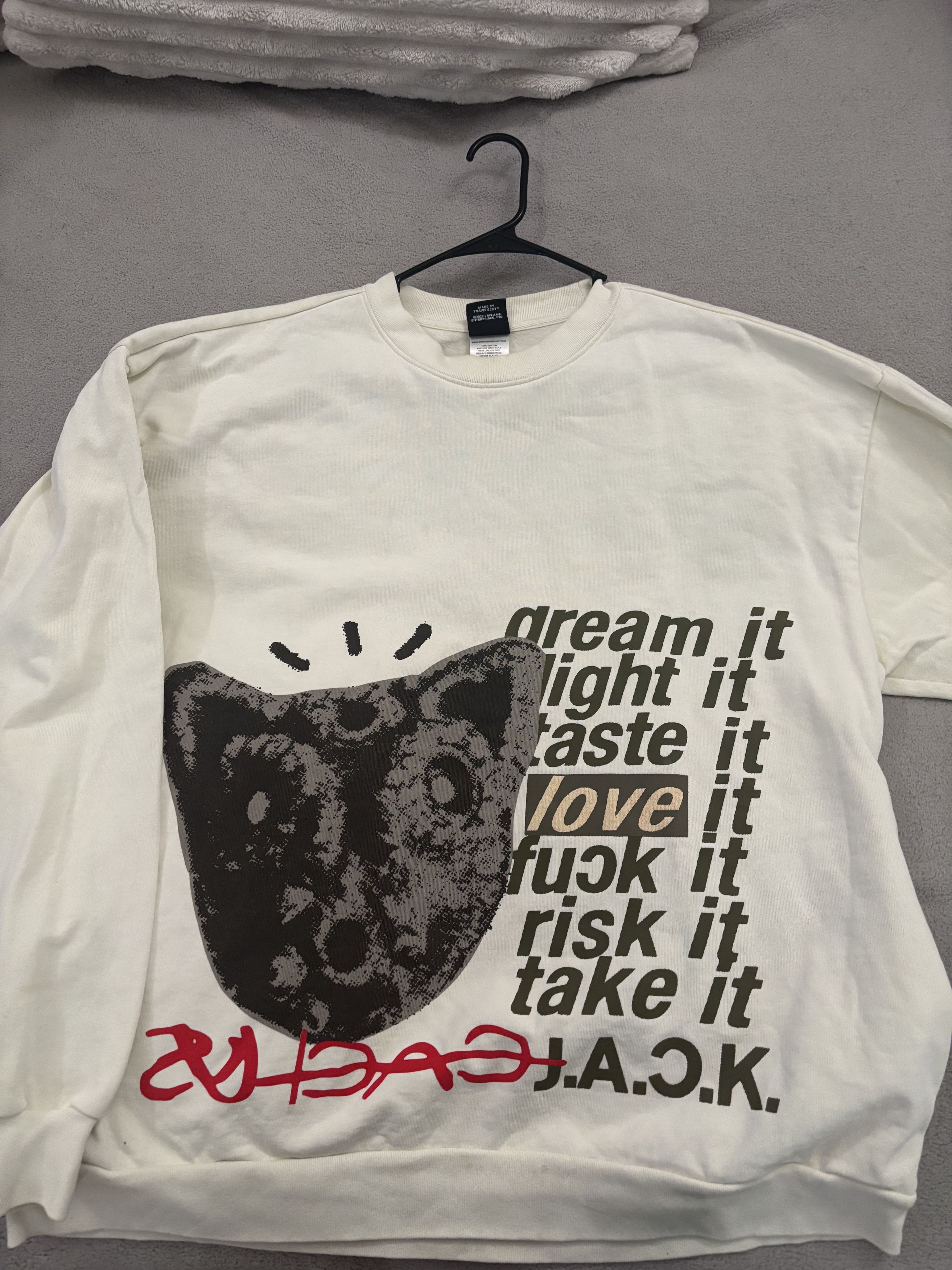 Travis Scott Travis Scott Cactus Jack Crewneck Size US XXL / EU 58 / 5 - 1 Thumbnail
