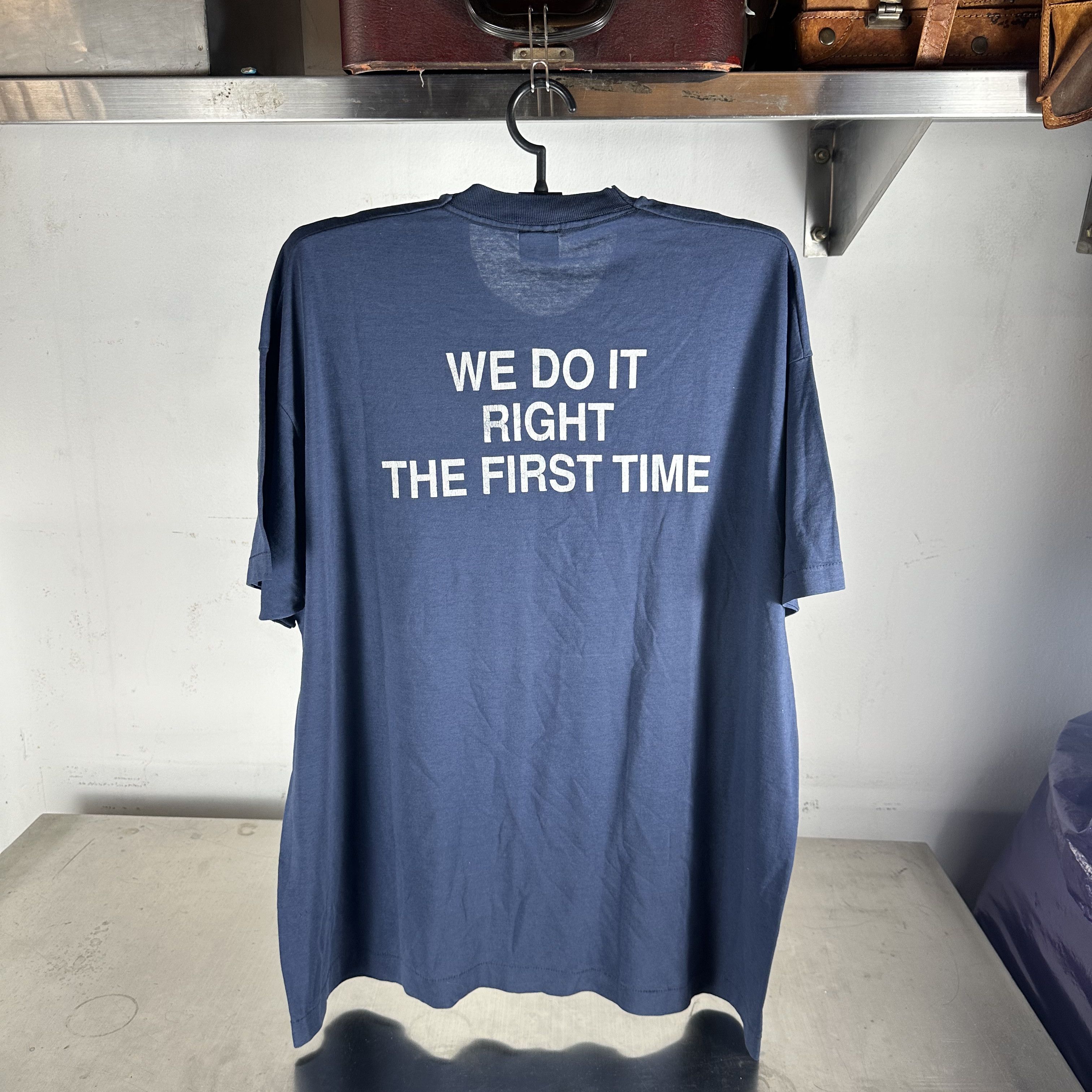 Vintage 90s Lancome Paris Cosmetic We Do It Right The First Time Tee Size US XXL / EU 58 / 5 - 3 Thumbnail