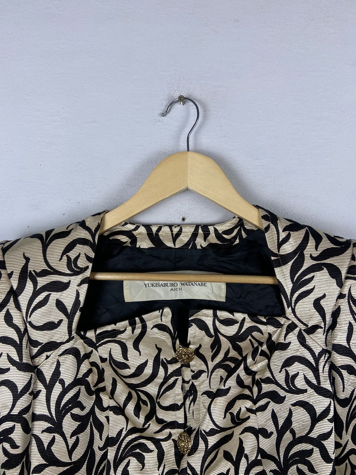 Japanese Brand YUKISABURO WATANABE TRIBAL DESIGN COAT Size S / US 4 / IT 40 - 2 Thumbnail