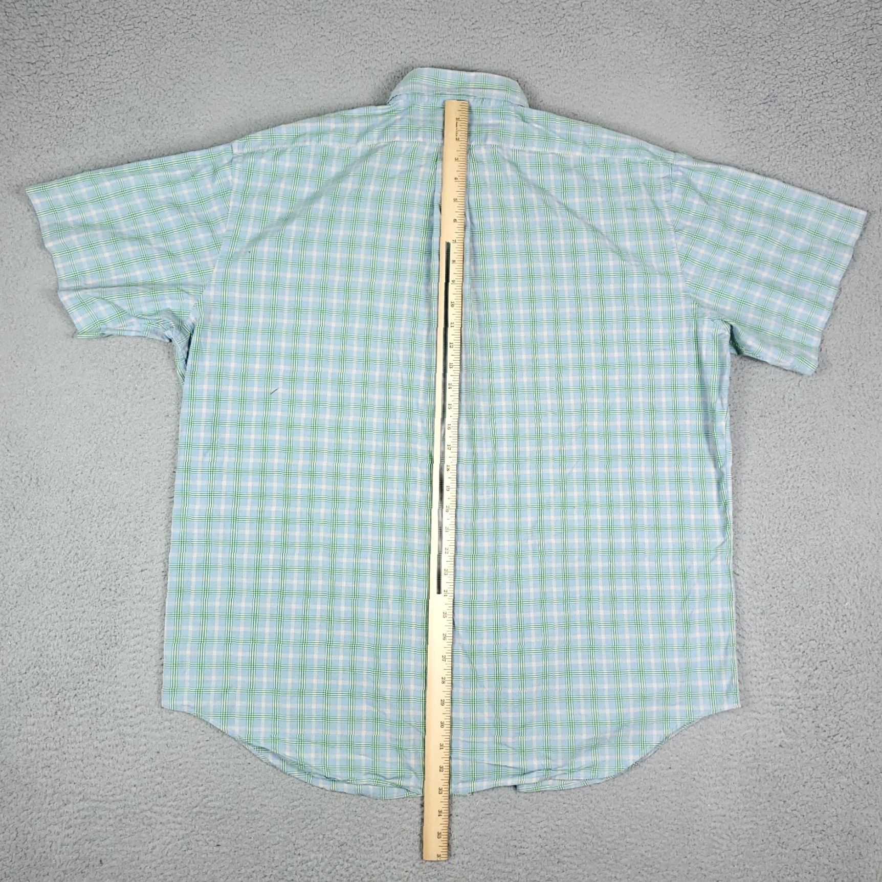 Cremieux Daniel Cremieux Classic Fit Plaid Button-Up Shirt XL Green Casual Mens Size US XL / EU 56 / 4 - 4 Thumbnail