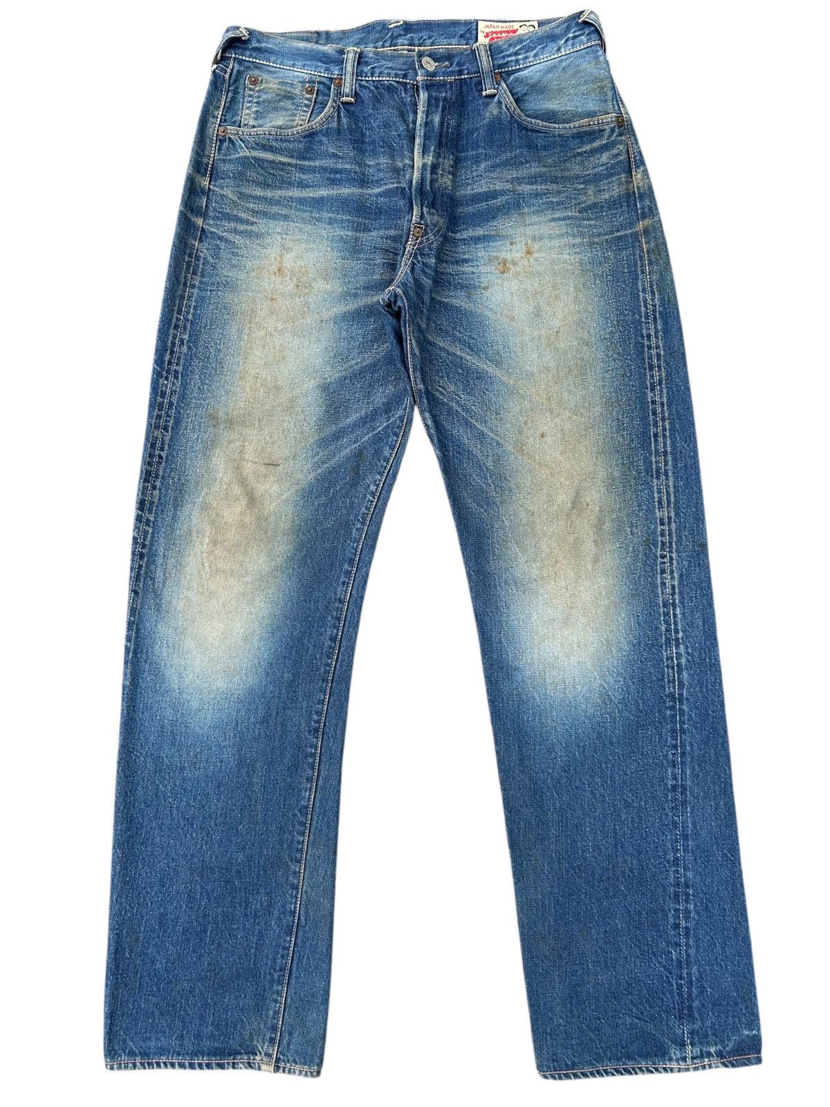 Evisu VINTAGE EVISU DAICOCK SELVEDGE MADE IN JAPAN DENIM JEANS Size US 33 - 2 Thumbnail