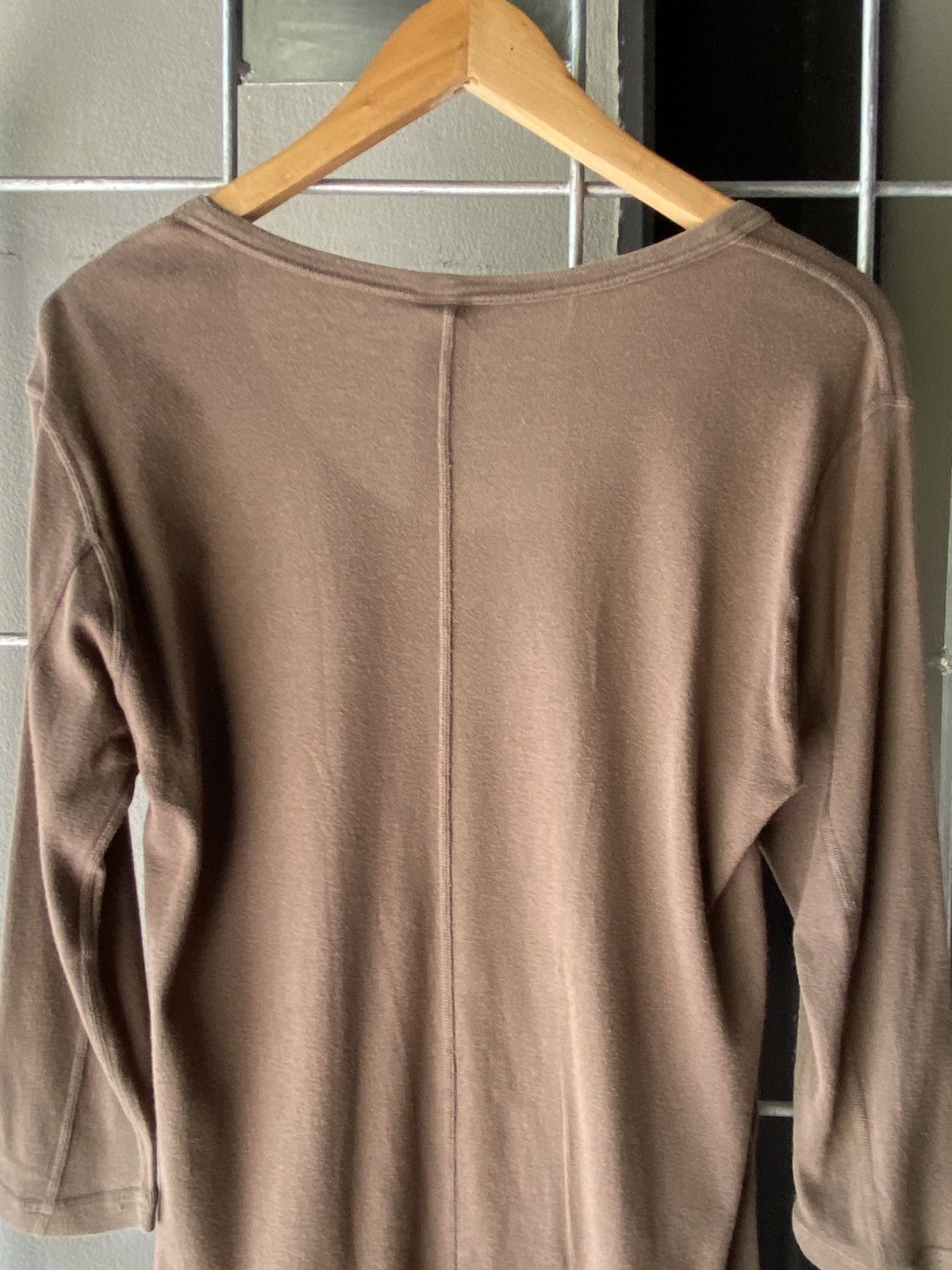 Attachment ATTACHMENT Brown three-quarter sleeve slim-fit T-shirt. Size M / US 6-8 / IT 42-44 - 12 Thumbnail