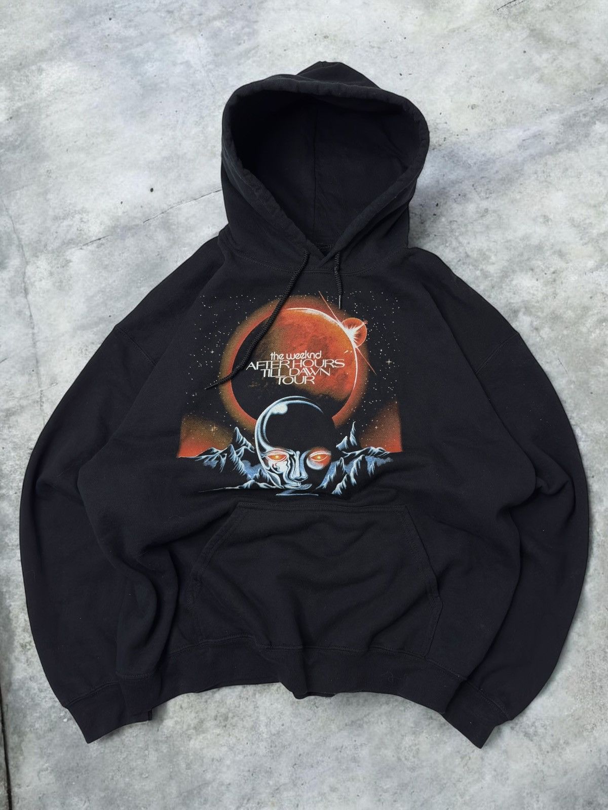 The Weeknd After Hours Til Dawn tour hoodie rap swag boxy