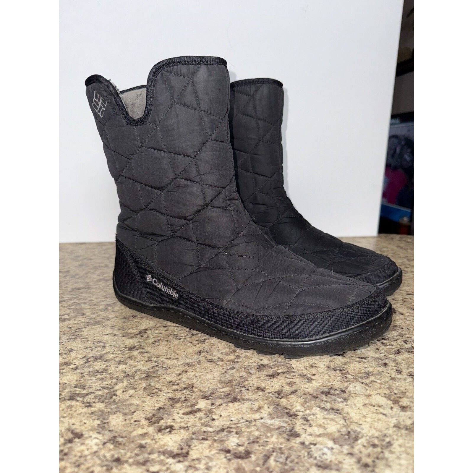 Columbia Columbia Minx Slip II Boots Black WMNS 10 Omni Heat Quilted Grailed