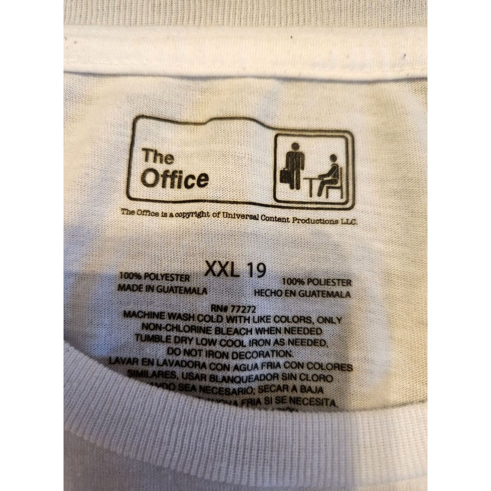 Vintage The Office Dunder Mifflin Inc Paper Company White shirt Tee Juniors XXL 19 Size XXL / US 16-18 / IT 52-54 - 2 Thumbnail