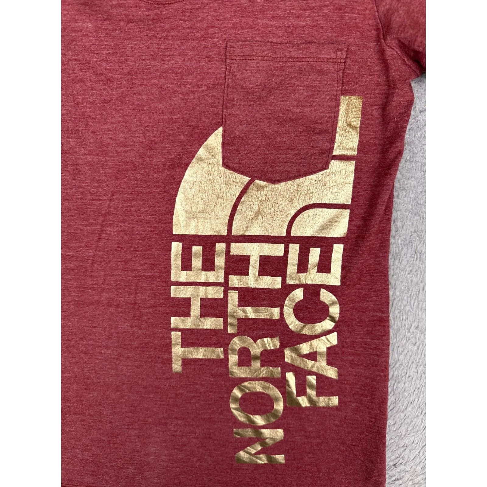 The North Face The North Face Shirt Women S Red Short Sleeve Scoop Neck Tri-Blend Size S / US 4 / IT 40 - 6 Thumbnail