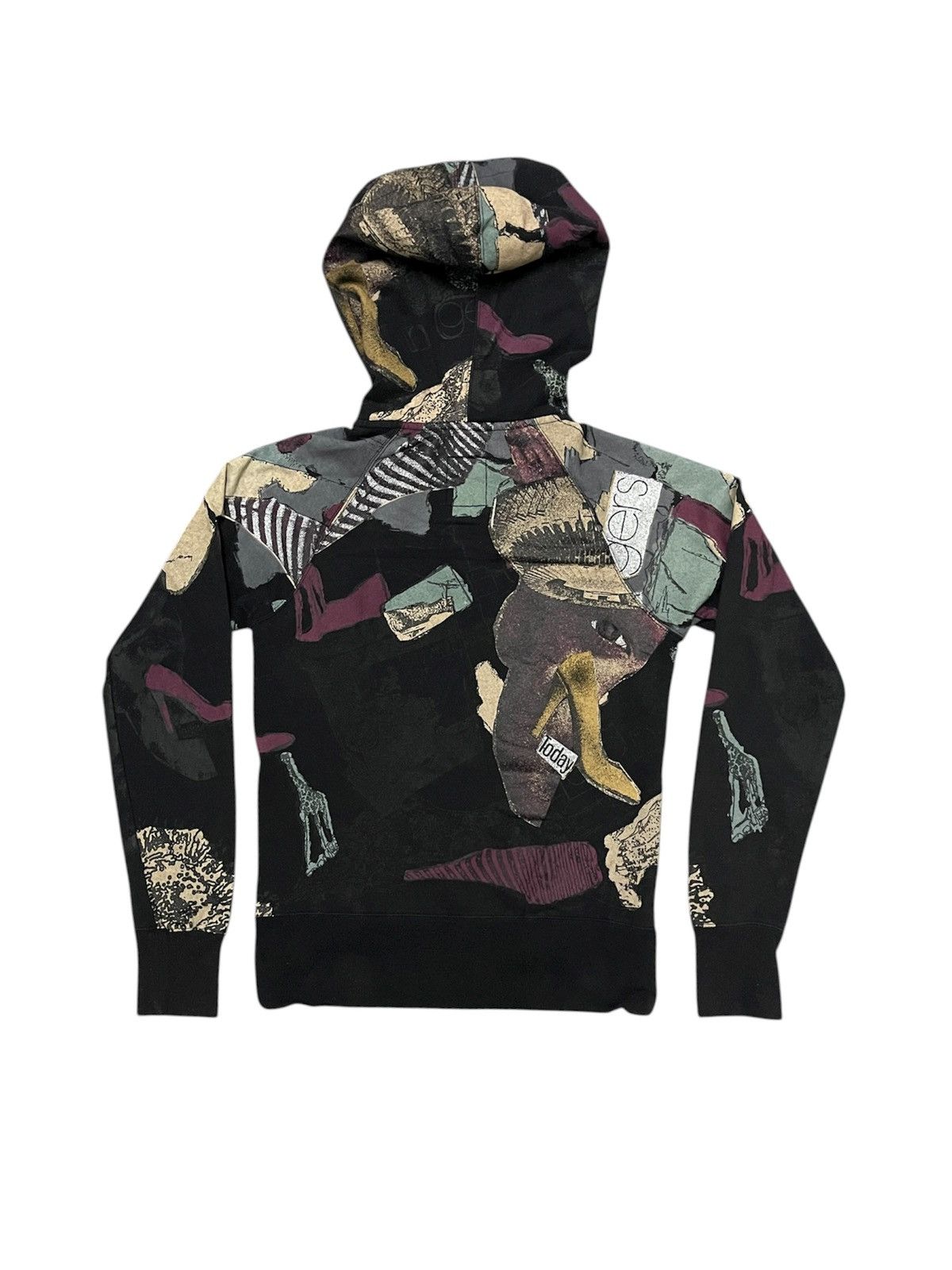 Volcom 2000s VOLCOM DREAM DU JOUR SKATE FULLPRINT HOODIE ZIPPER Size US S / EU 44-46 / 1 - 2 Thumbnail