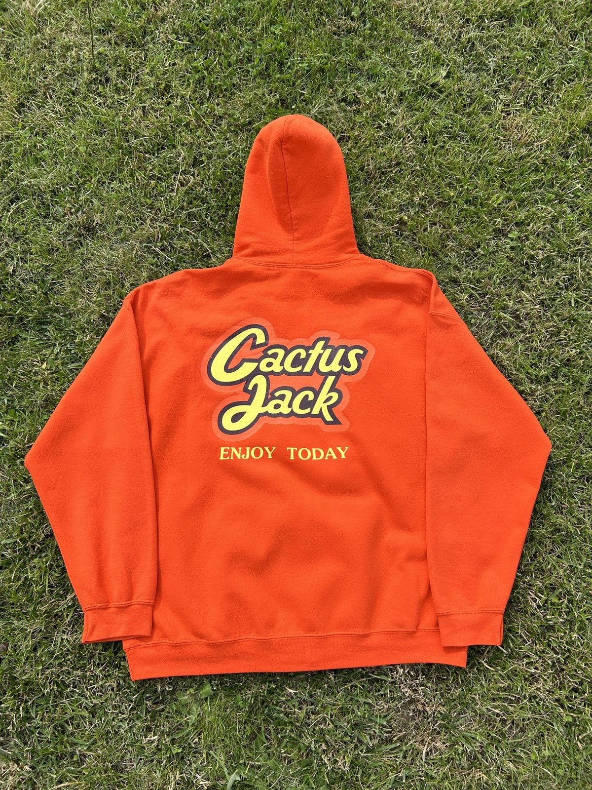 image of Travis Scott Reese’S Puffs Paris Hoodie in Orange, Men's (Size XL)