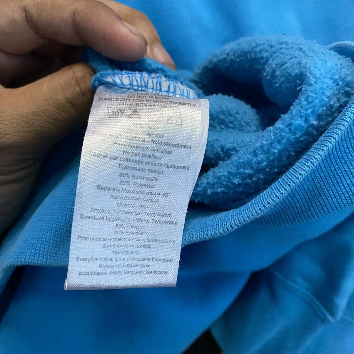 Burton Y2K Style Burton Dominan Aqua Blue Hoodie Size US XL / EU 56 / 4 - 5 Thumbnail