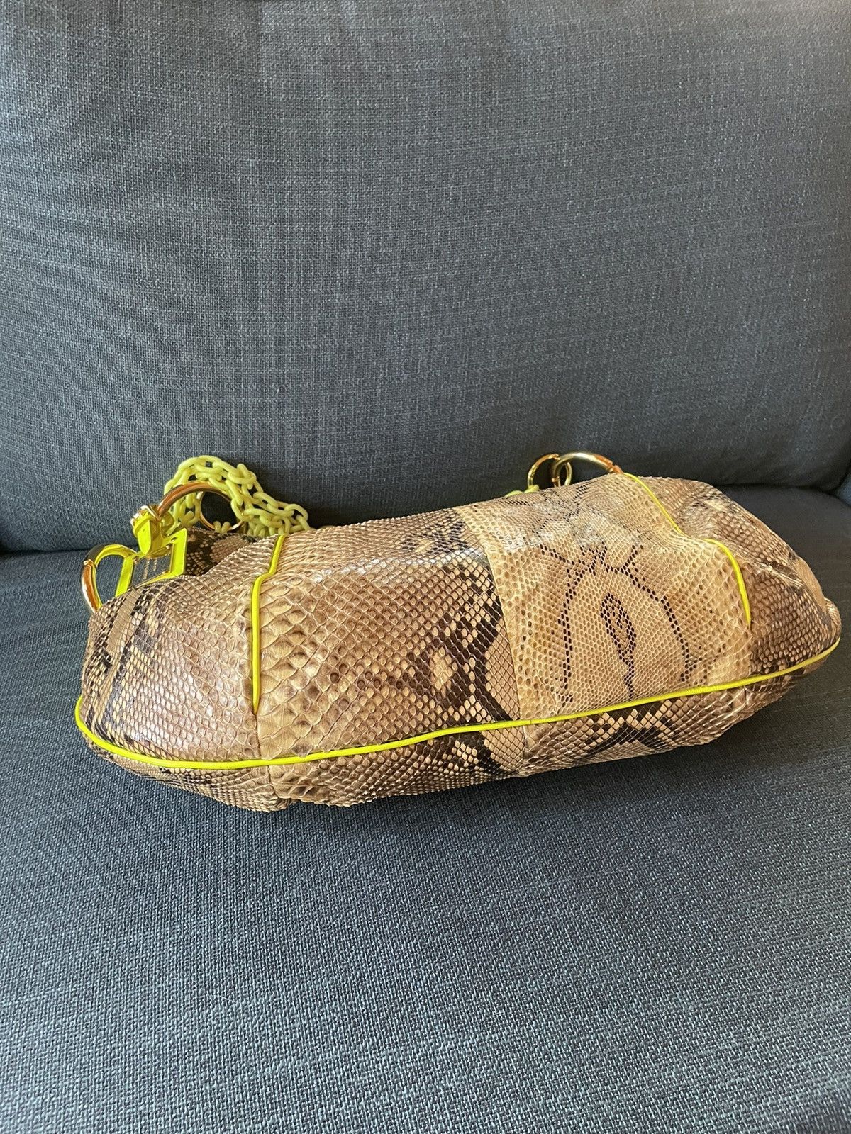 Other Rare Gianmarco Lorenzi genuine python shoulder bag Size ONE SIZE - 6 Thumbnail
