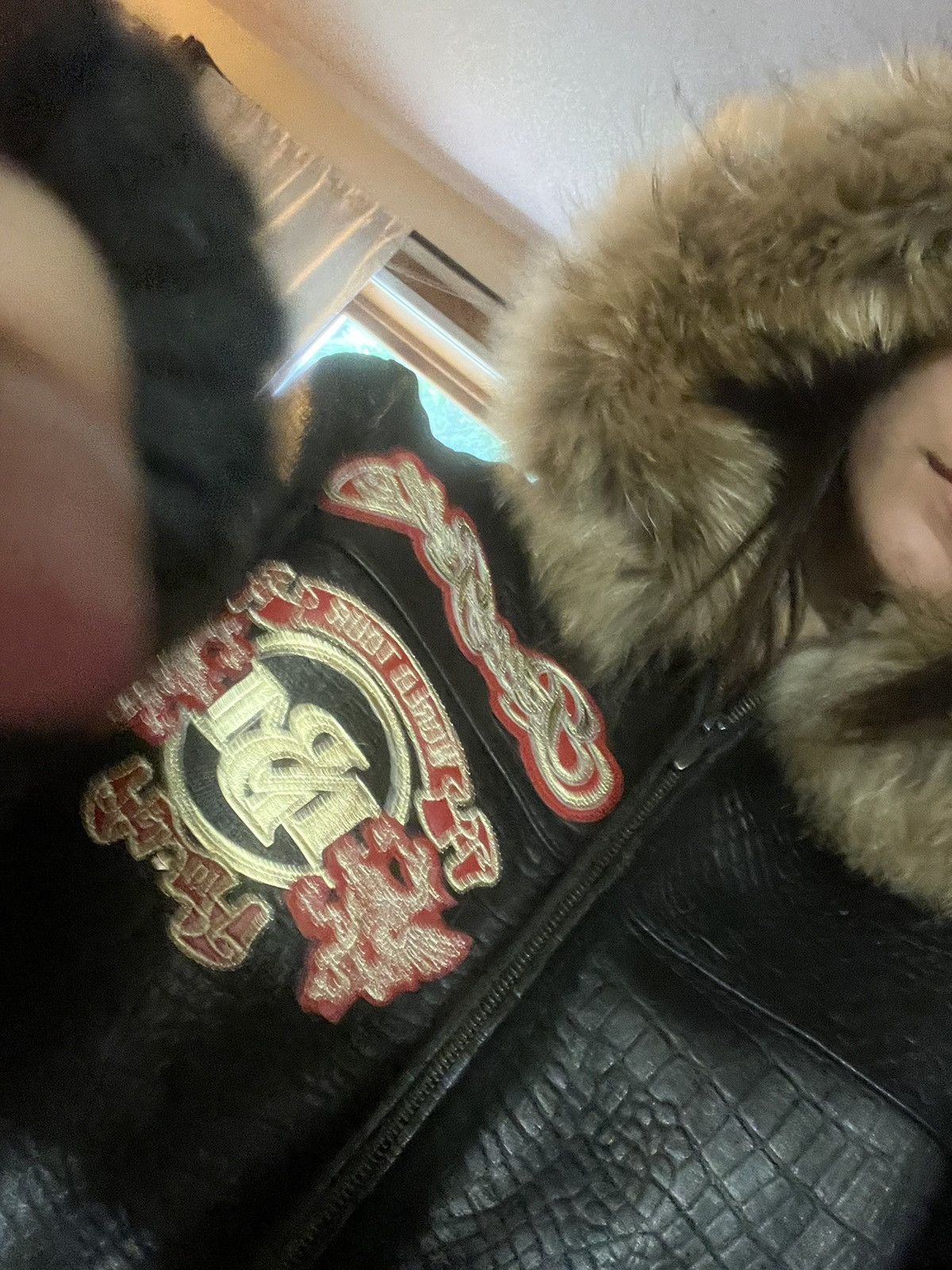 Pelle Pelle Pelle Pelle Fur Leather Jacket Size US L / EU 52-54 / 3 - 8 Thumbnail