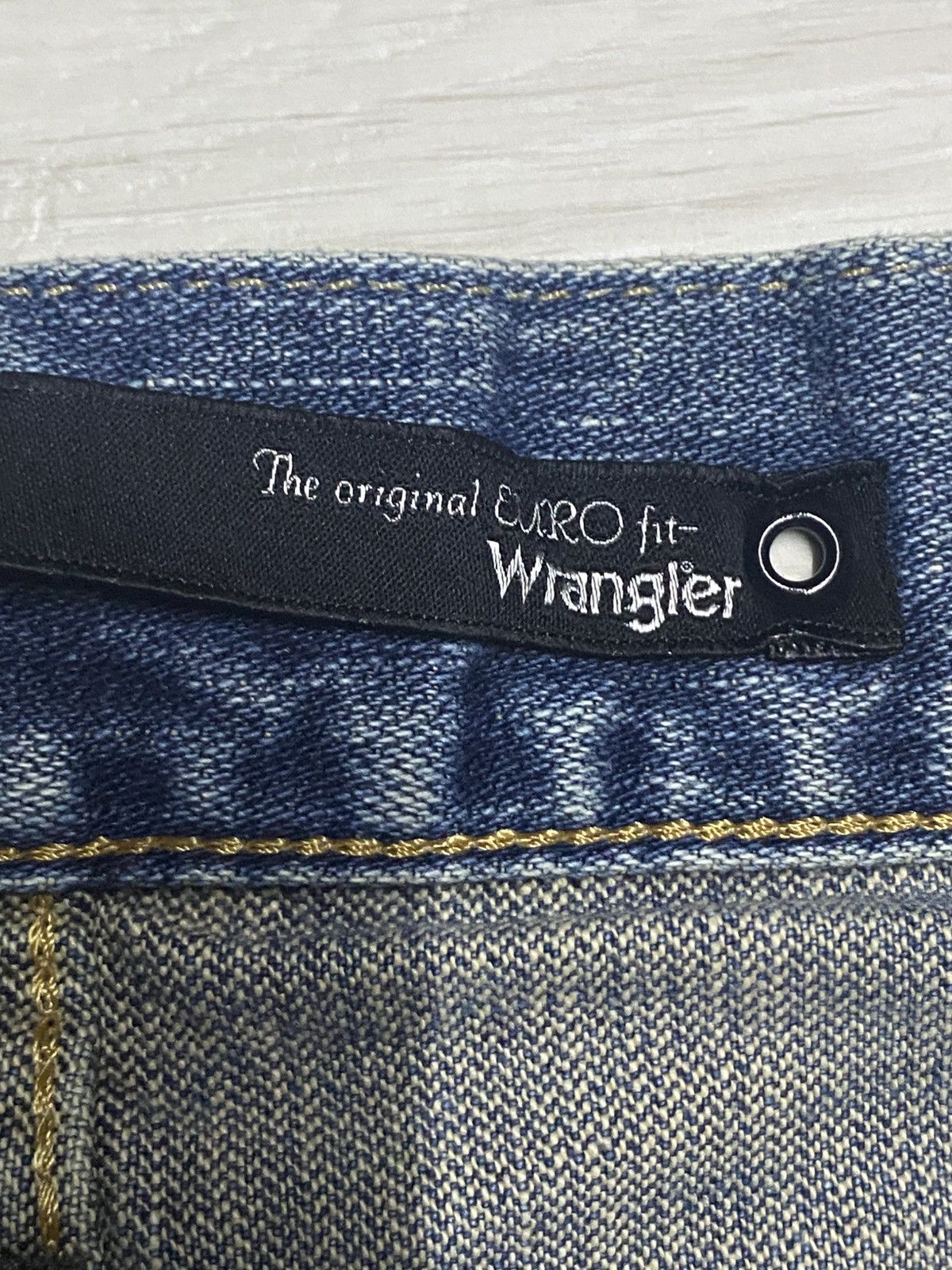KOZABURO × Wrangler Wrangler Euro Fit Wide Leg Baggy Distressed Jeans Size US 34 / EU 50 - 14 Thumbnail