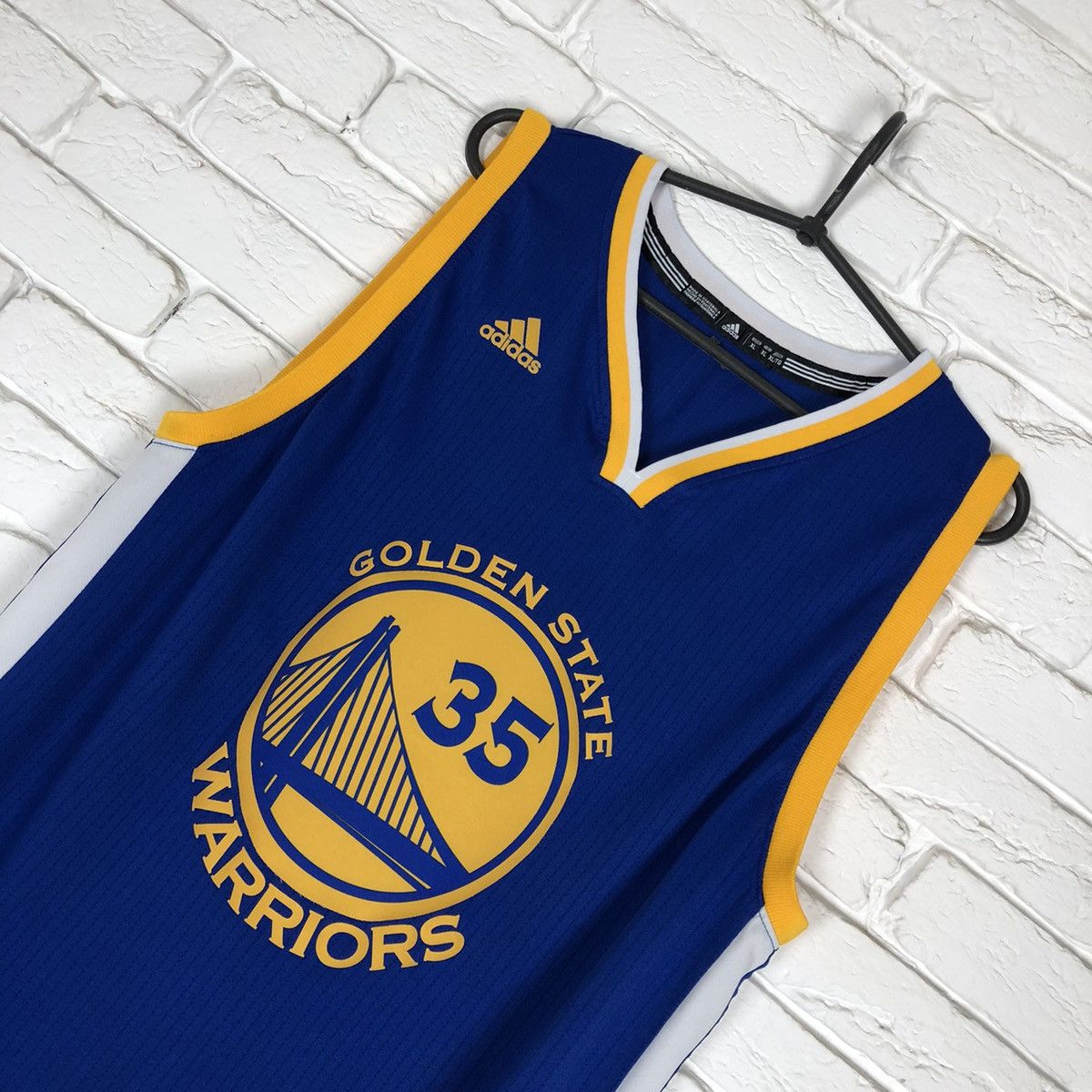 Adidas Golden State Warriors Kevin Durant jersey adidas NBA Size US XL / EU 56 / 4 - 2 Thumbnail