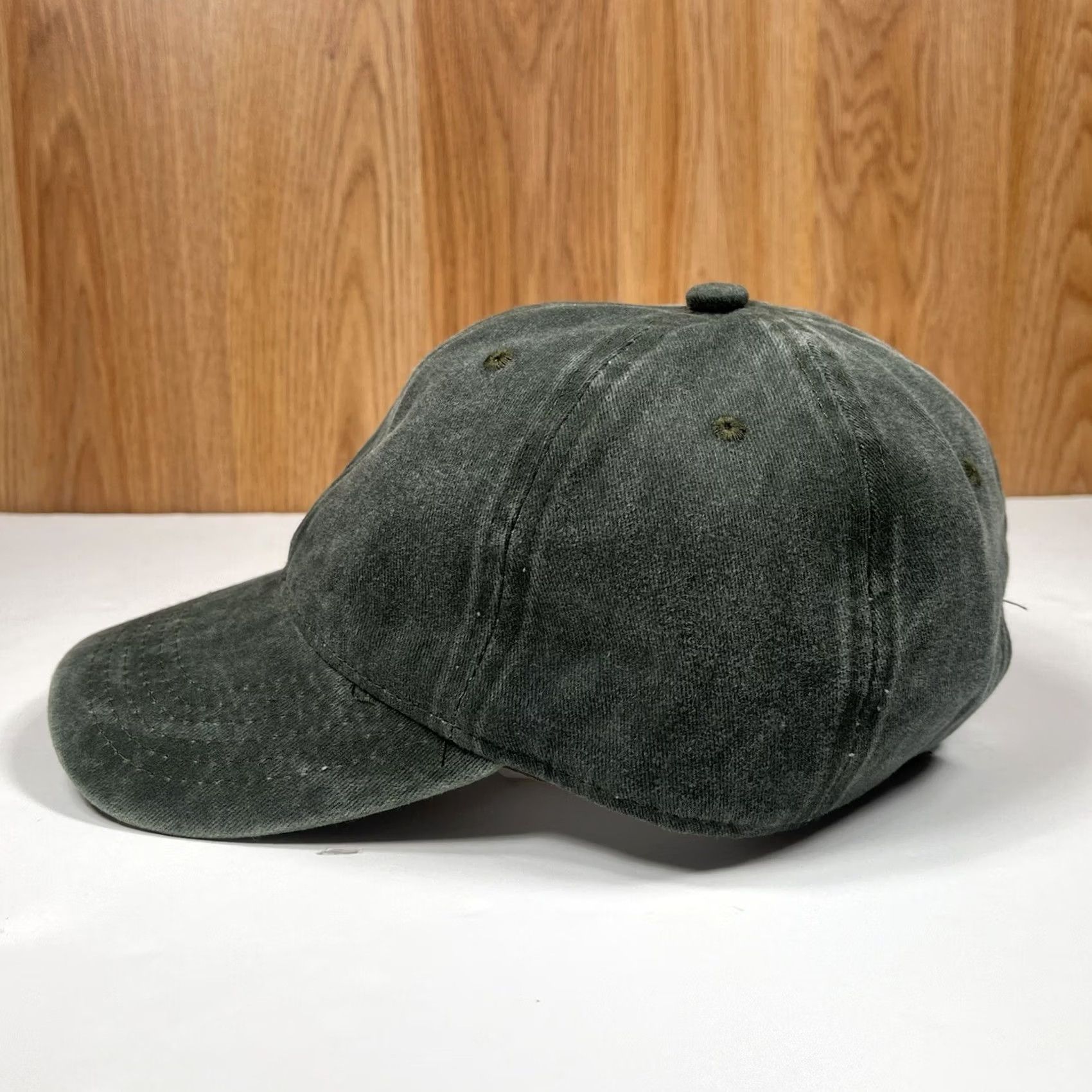 Vintage Adjustable Gray Strapback Baseball Cap Adult Unisex Size ONE SIZE - 4 Thumbnail