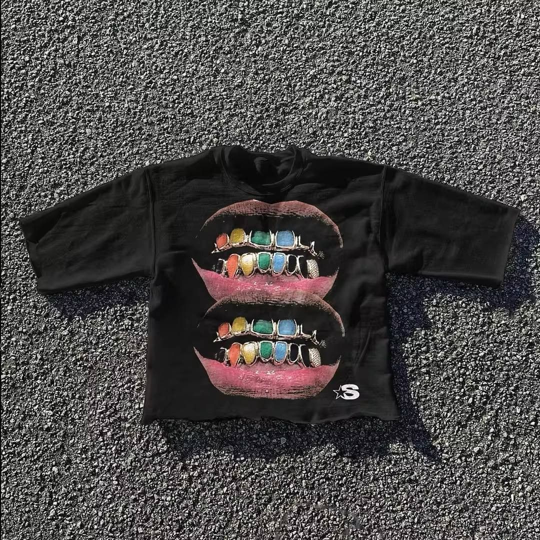 Japanese Brand × Vintage y2k punk print t-shirt Size US M / EU 48-50 / 2 - 1 Thumbnail