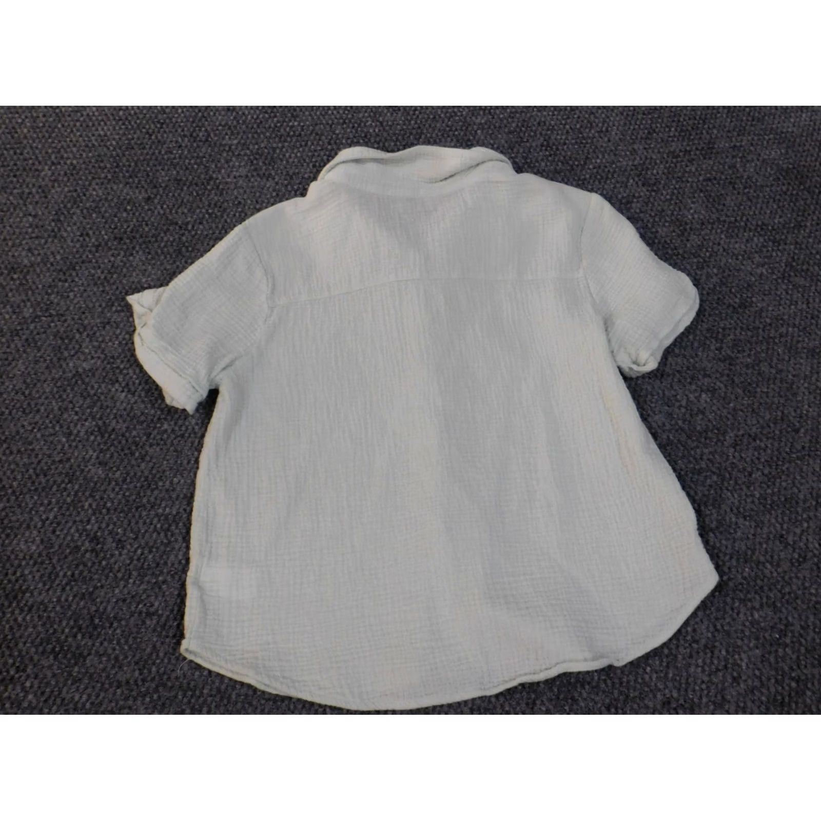 Lucky Brand Lucky Brand Button-Up Shirt Women M Short Sleeve Green Cotton Casual Regular Vintage: No Size M / US 6-8 / IT 42-44 - 7 Thumbnail