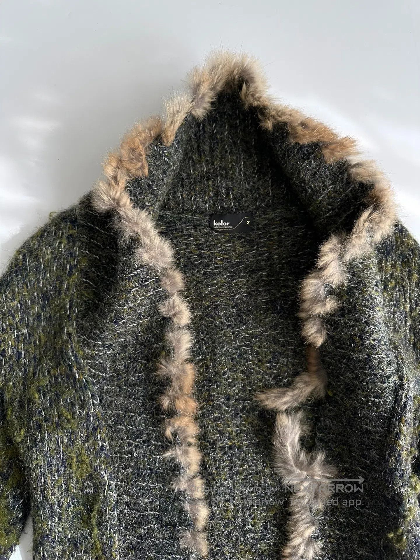 Kolor KOLOR Initial moss-pattern sweater cardigan| Size M / US 6-8 / IT 42-44 - 3 Thumbnail
