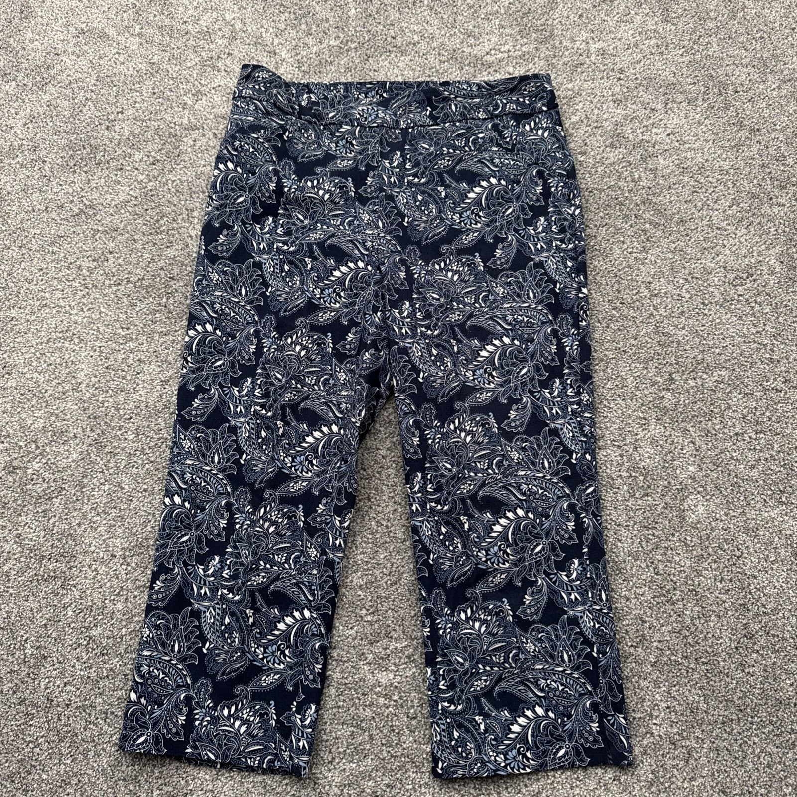 Other Briggs Pants Women 8 Boho Chic Paisley Office Retro Y2K Size 30" / US 8 / IT 44 - 1 Thumbnail