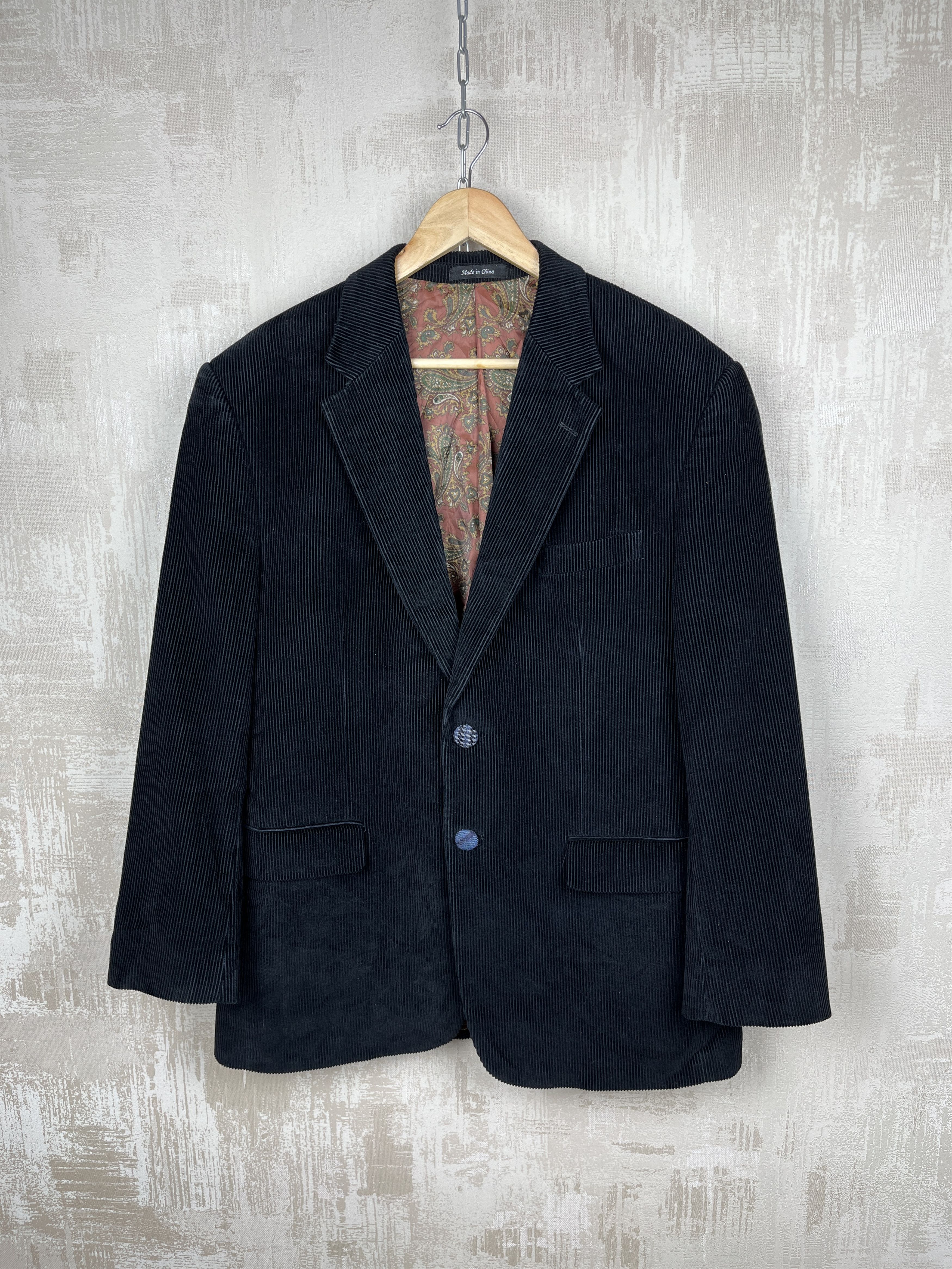 Lauren Ralph Lauren Lauren Ralph Lauren Paisley Lining Corduroy Blazer Coat Size 42R - 2 Thumbnail