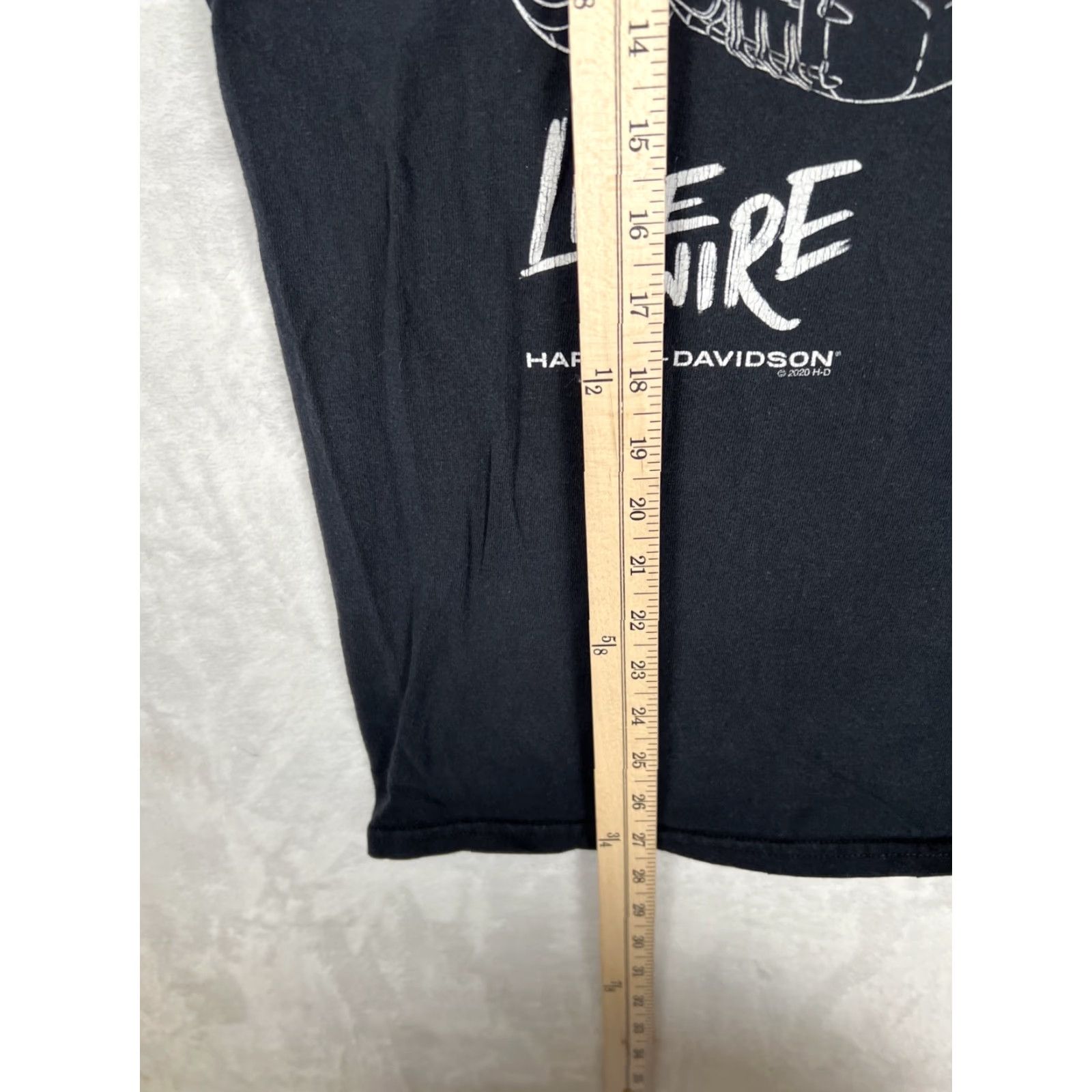 Harley Davidson Harley-Davidson T-Shirt Black "Livewire" Retro Crew Neck Short Sleeve L Men 90s Vintage-Style California Skull Logo"} Size US L / EU 52-54 / 3 - 3 Thumbnail