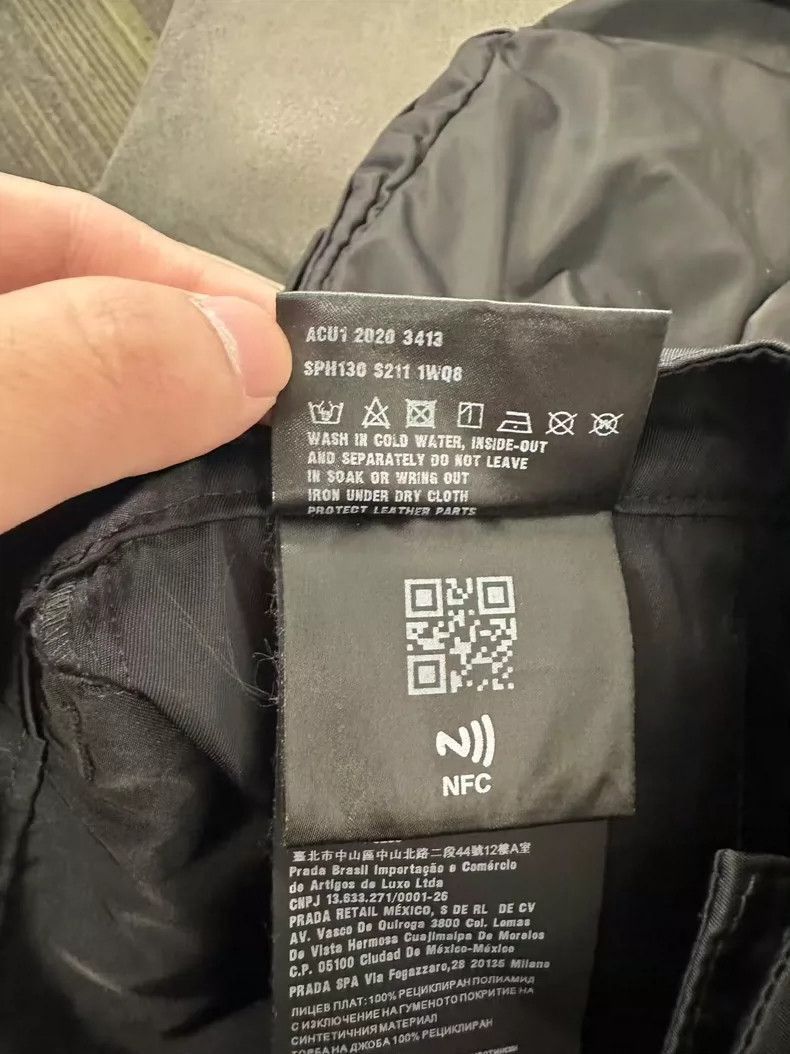 Prada Prada Black Cargo Pants with Triangle Logo -2505 Size US 44 / EU 60 - 5 Thumbnail
