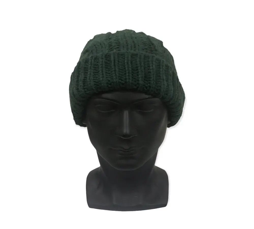 Japanese Brand × Vintage Japanese Brand Knit Design Beanie Hat Size ONE SIZE - 2 Thumbnail