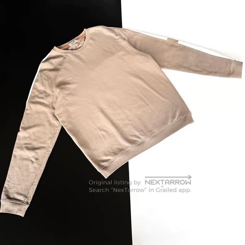 Hermes Hermes Coffee Brown Long Sleeve Men's Sweatshirt Size US XXL / EU 58 / 5 - 1 Thumbnail