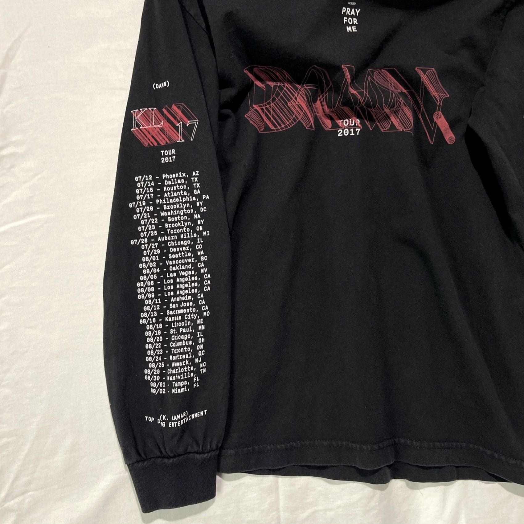 Vintage Kendrick Lamar Shirt Mens Small Damn 2017 Nobody Pray For Me Tour TDE Rap Tee Shirt Size US S / EU 44-46 / 1 - 5 Thumbnail