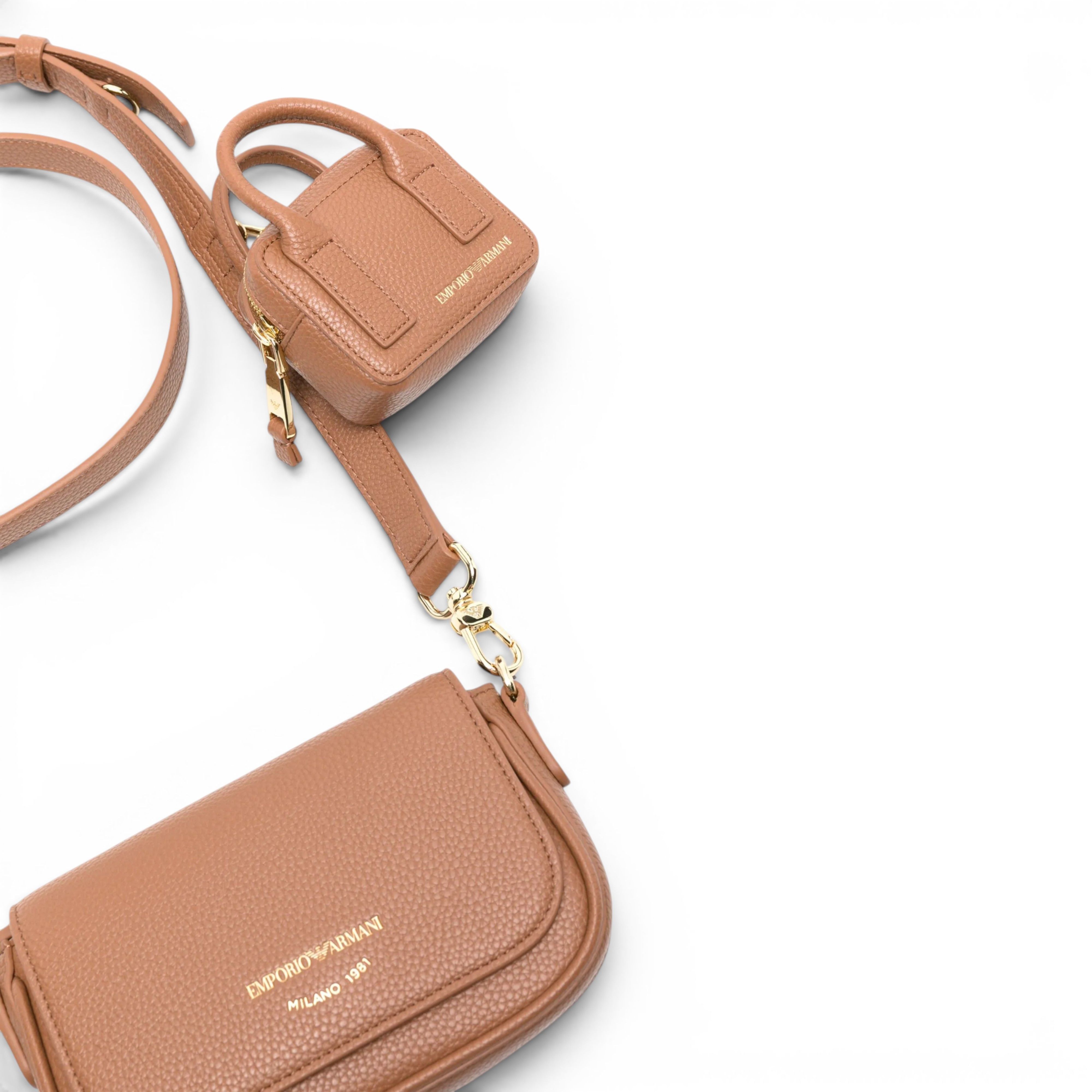 Emporio Armani EMPORIO ARMANI BEIGE CROSSBODY BAG Size ONE SIZE - 4 Thumbnail
