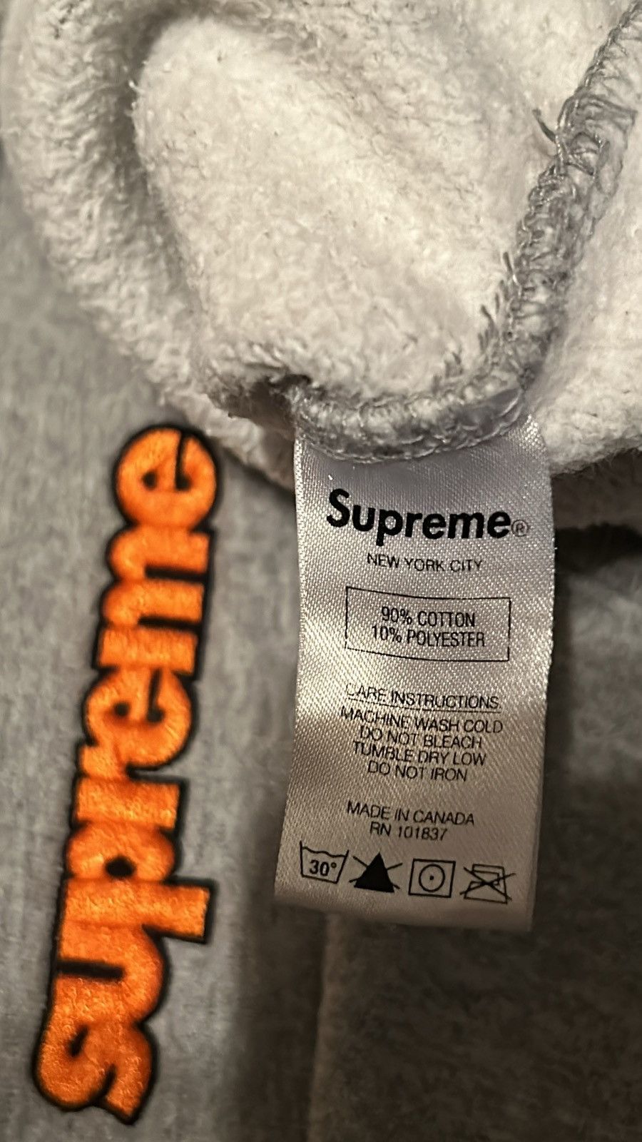Supreme Supreme Grey Sweatshirt Size US M / EU 48-50 / 2 - 4 Thumbnail