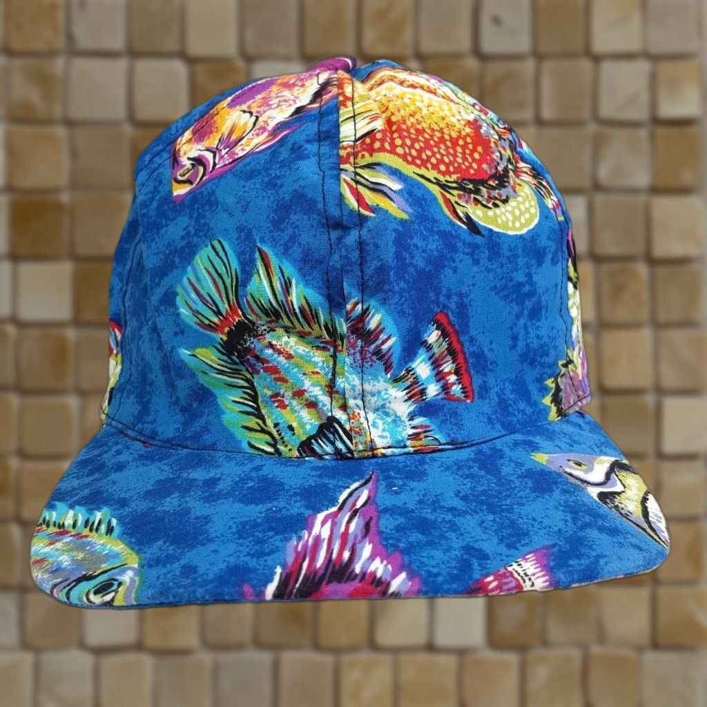 Vintage VINTAGE Infinity Chic Hat Baseball Cap Blue  display picture 2