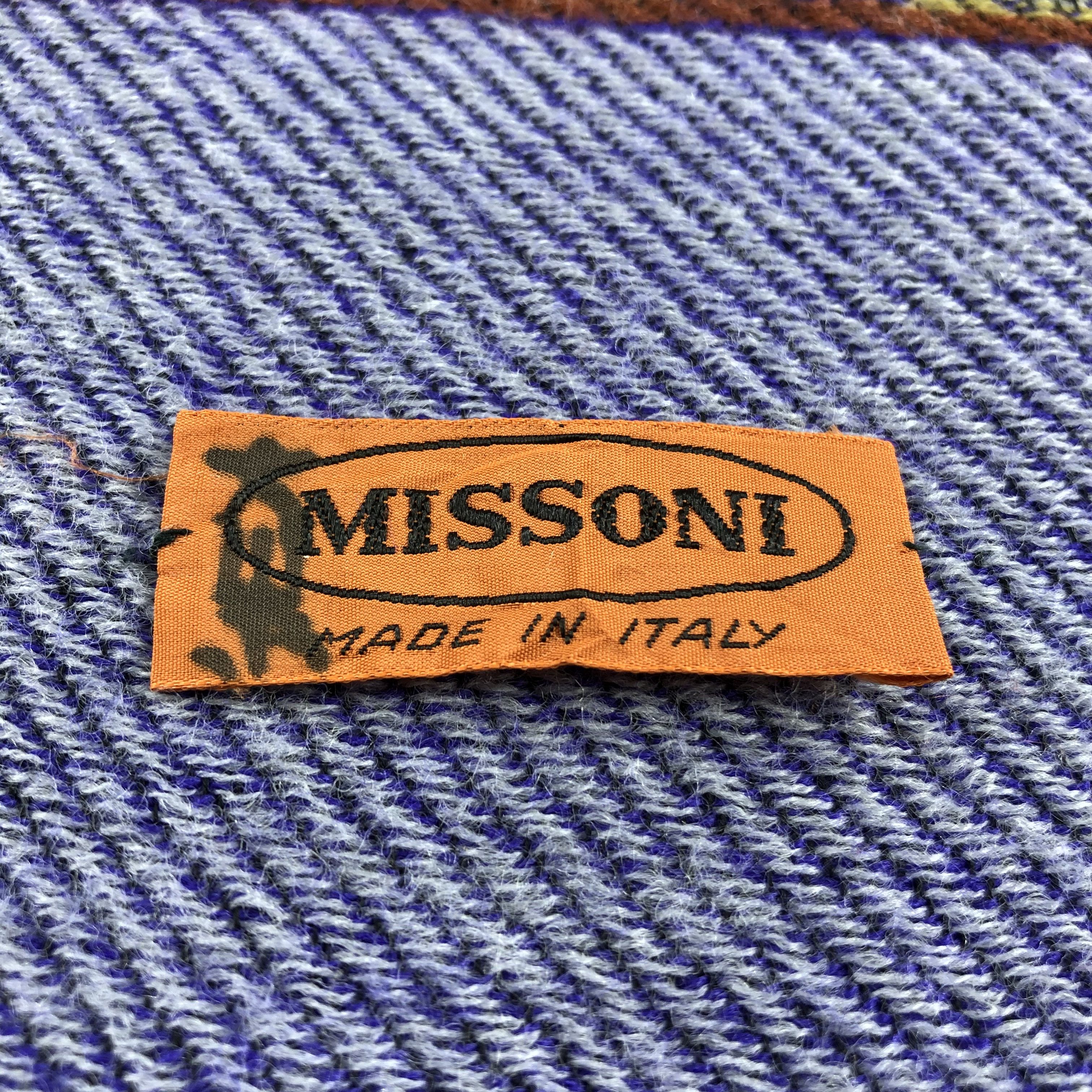 Missoni Missoni Baroque Wool Scarf Muffler V749 Size ONE SIZE - 6 Thumbnail