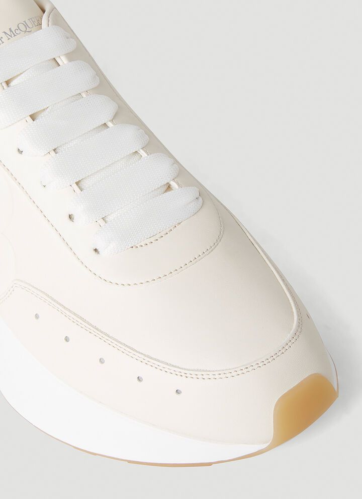 Alexander McQueen o1w1db10725 Sprint Runner in White Size US 8 / EU 41 - 6 Thumbnail