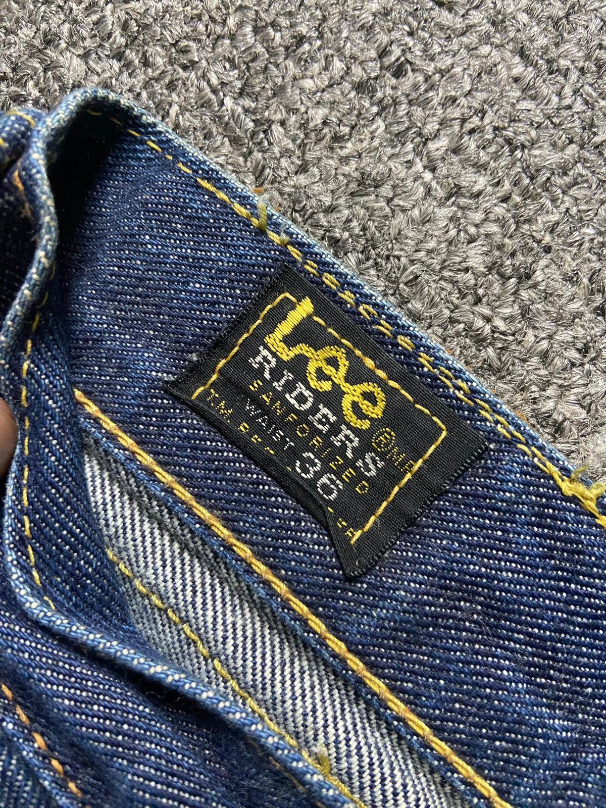 Lee Lee Riders Sanforized Denim Jeans (153) Size US 36 / EU 52 - 4 Thumbnail