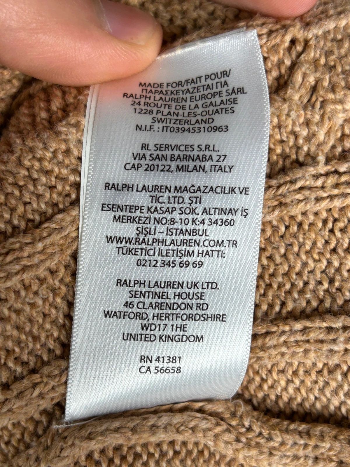 Designer × Polo Ralph Lauren Polo Ralph Lauren beige knitwearold money mini logo pony Size US L / EU 52-54 / 3 - 8 Thumbnail