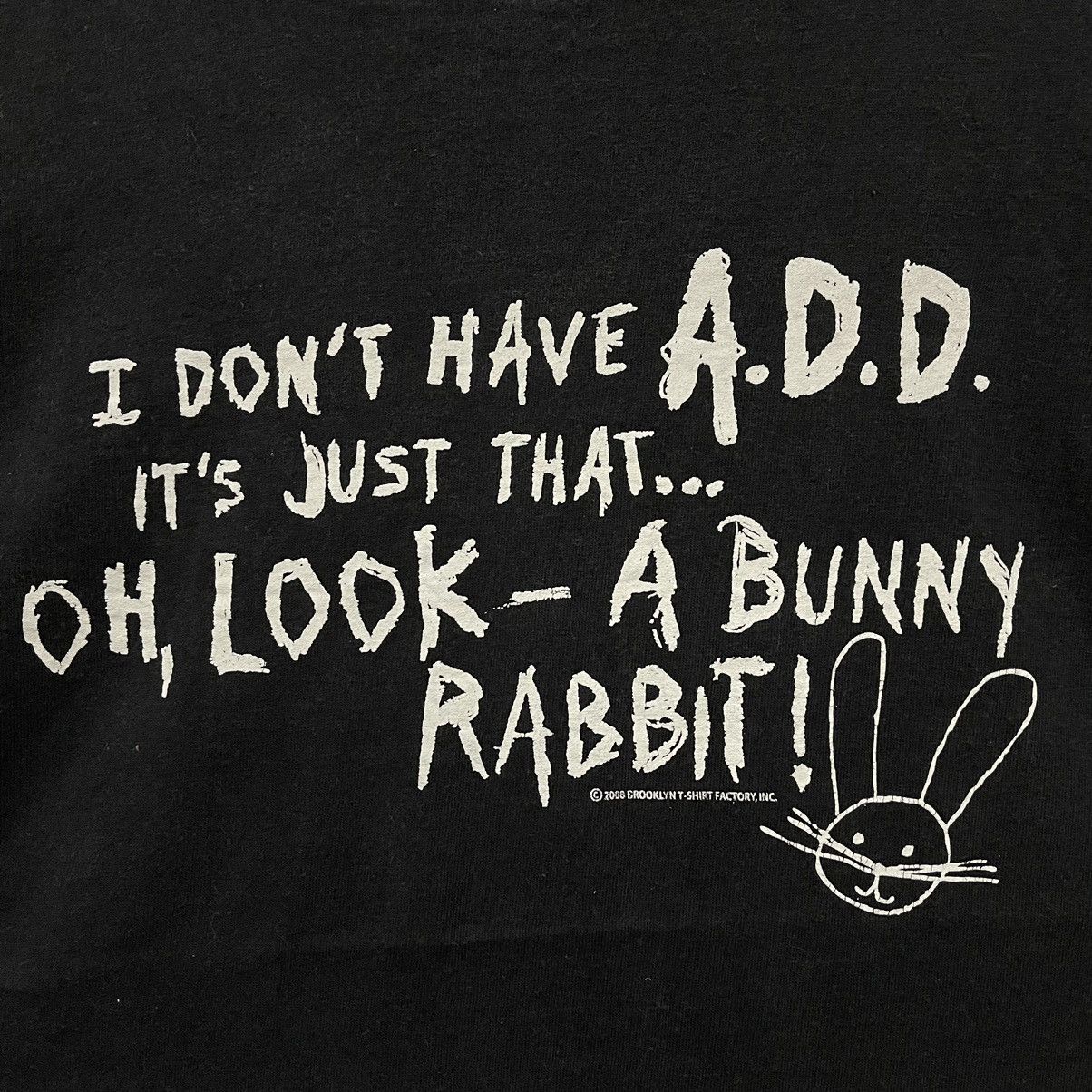 Rap Tees Vintage Quotes A Bunny Rabbit By Brooklyn tshirt Size US M / EU 48-50 / 2 - 2 Thumbnail