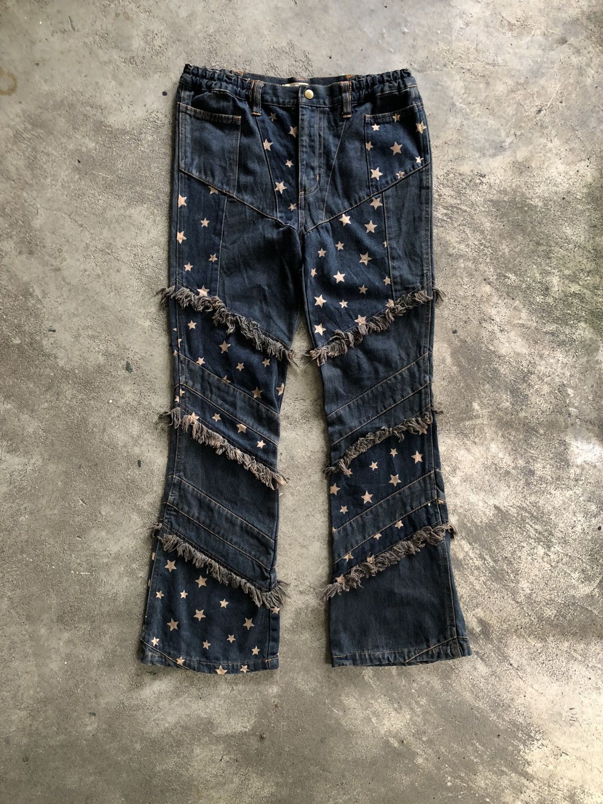 image of Avant Garde x Vintage Japanese Limmat Flare Bootcut Jeans in Denim, Women's (Size 31)