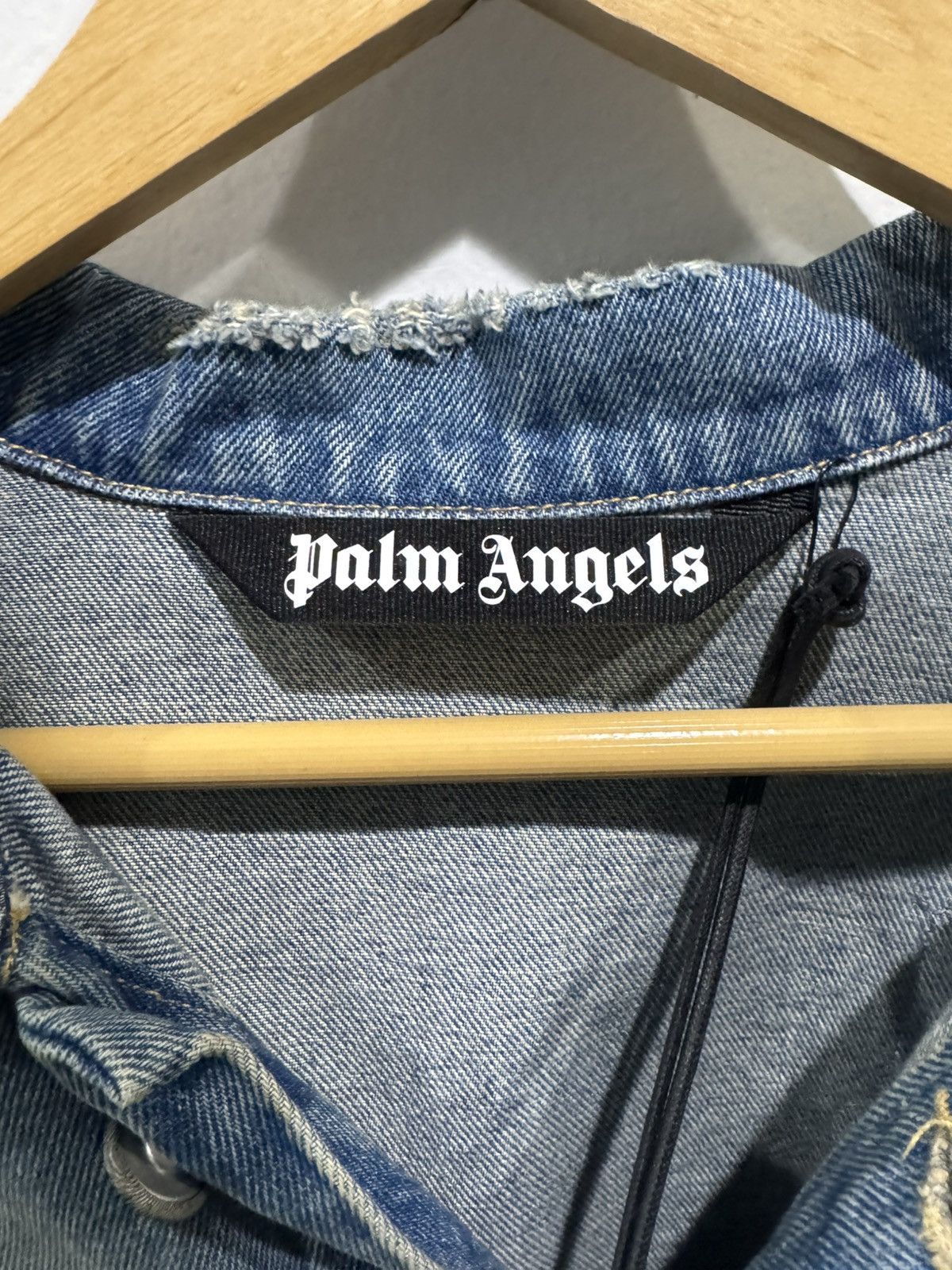 Palm Angels Palm Angels Logo Patch Denim Jacket Size US M / EU 48-50 / 2 - 5 Thumbnail