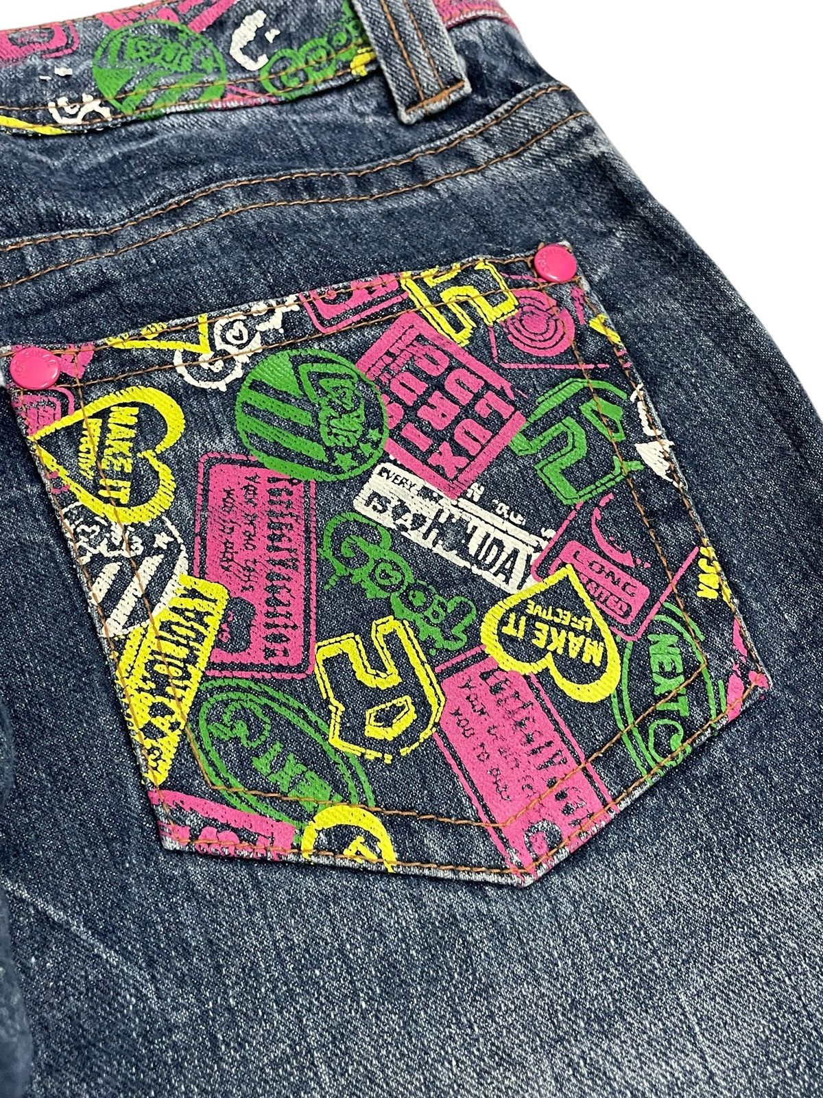 20471120 × Japanese Brand Petit Berry Graffiti Honeycomb Mark Art Clone Devgru Style Size US 28 / EU 44 - 17 Thumbnail