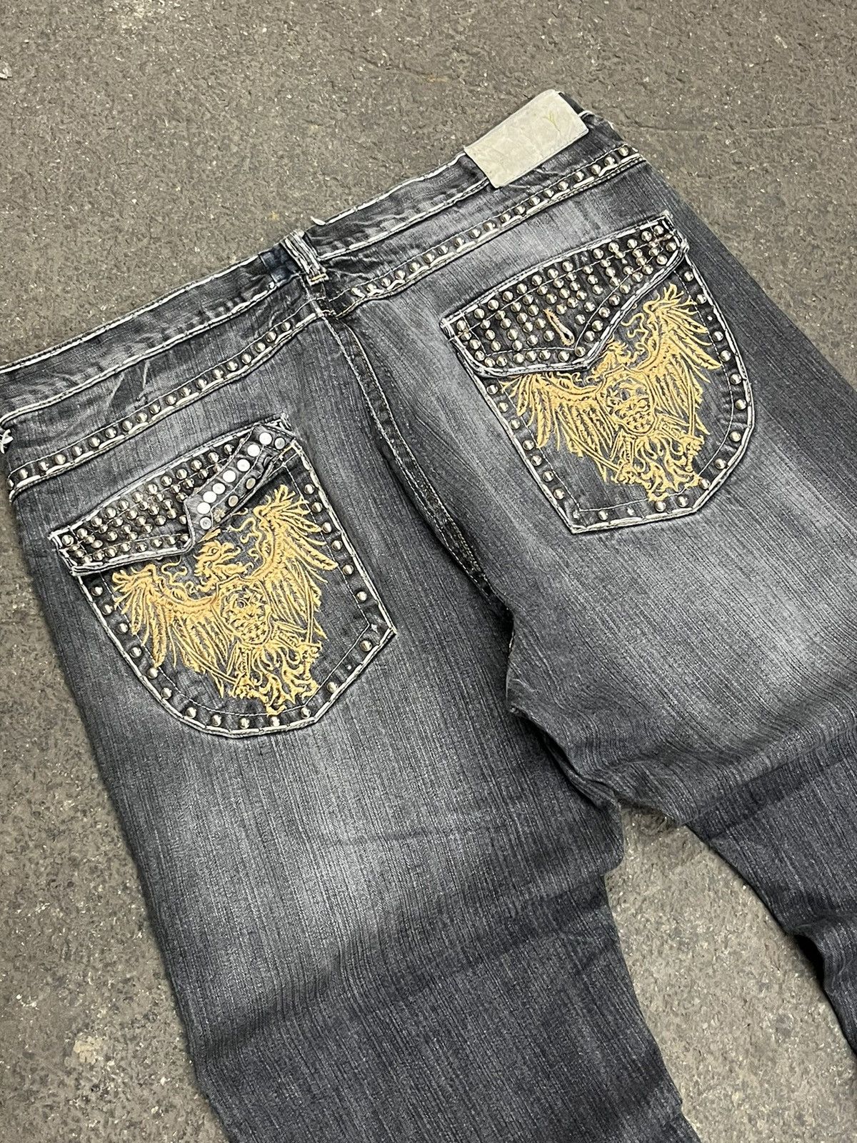 JNCO Y2k baggy fit jnco style grunge opium skater emo cyber rare Size US 38 / EU 54 - 3 Thumbnail