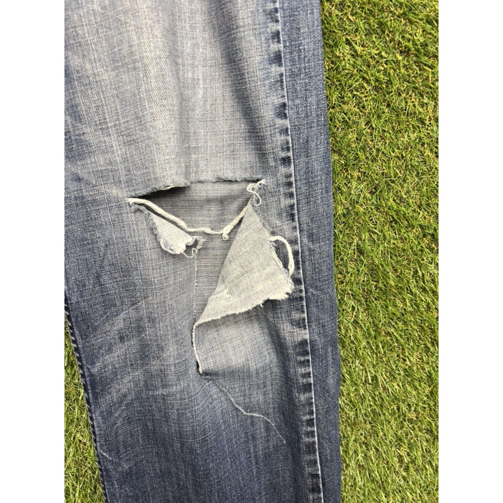 American Eagle Outfitters American Eagle Jeans Mens 36x34 Low-rise Boot Cut Medium Wash Denim Casual Size US 36 / EU 52 - 2 Thumbnail
